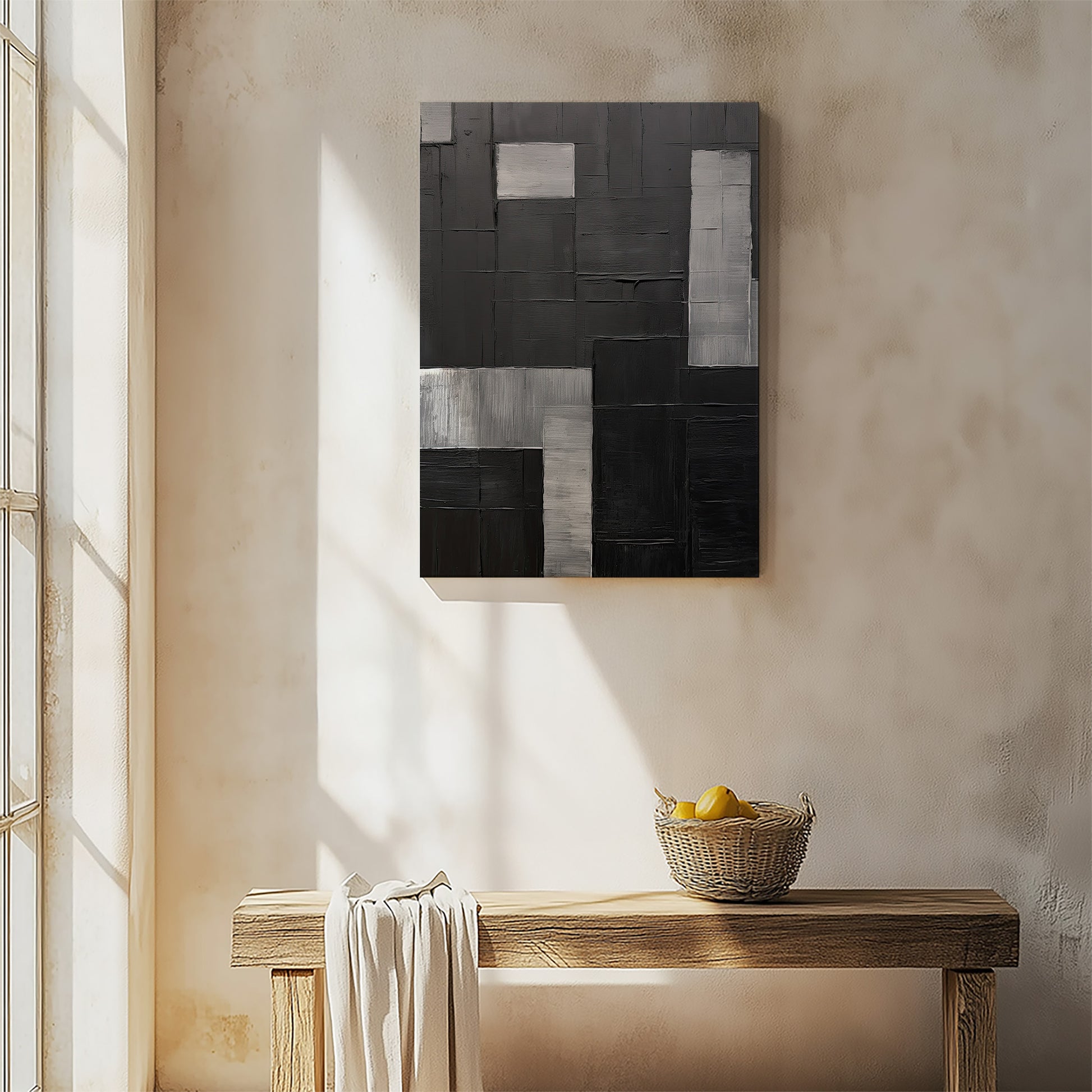 Design Concept No. 54 for Urban Matrix Japanese Satin Canvas Wall Art