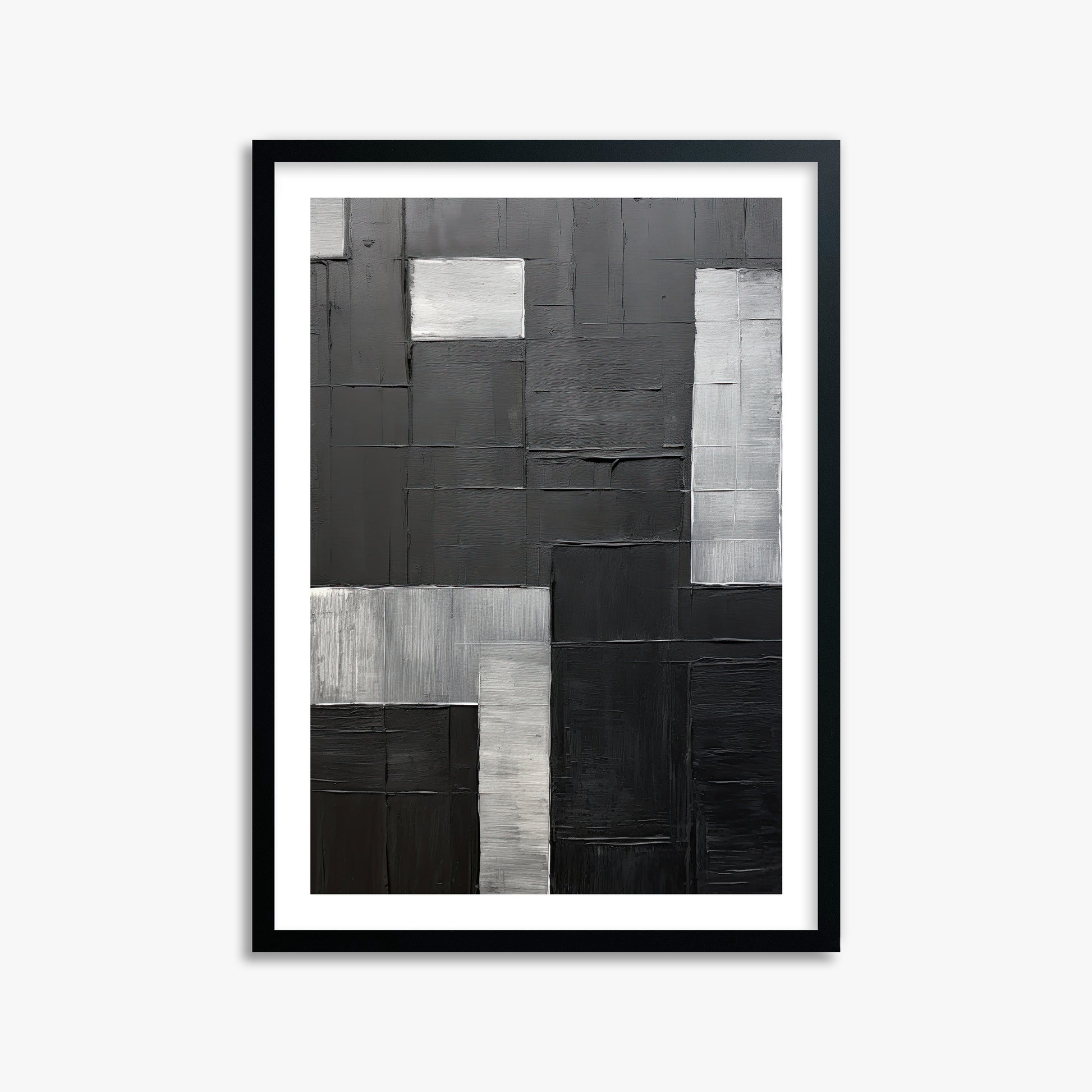 Urban Matrix, 50x70cm Black Framed Art Reproduction