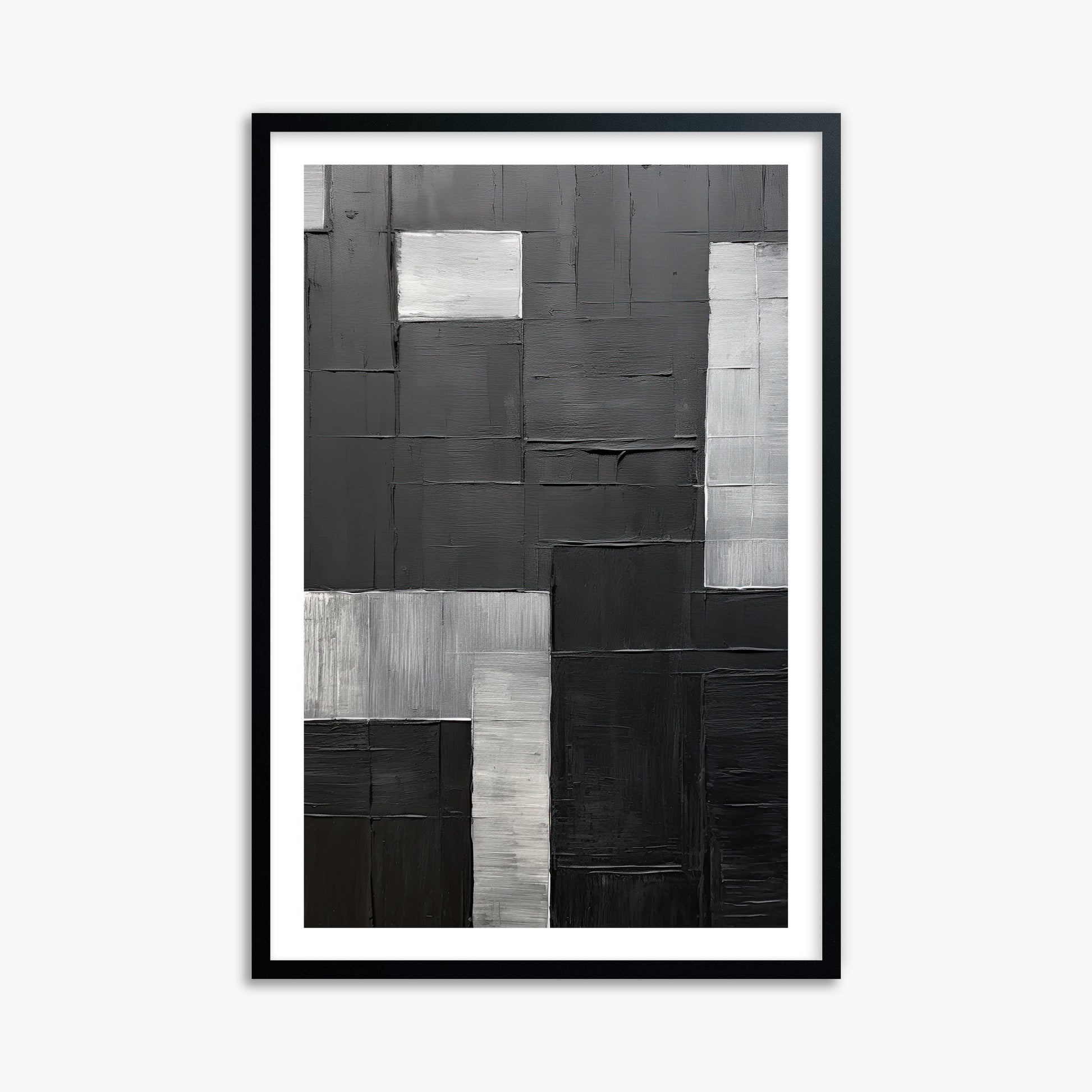 Urban Matrix, 61x91cm Black Framed Art Reproduction