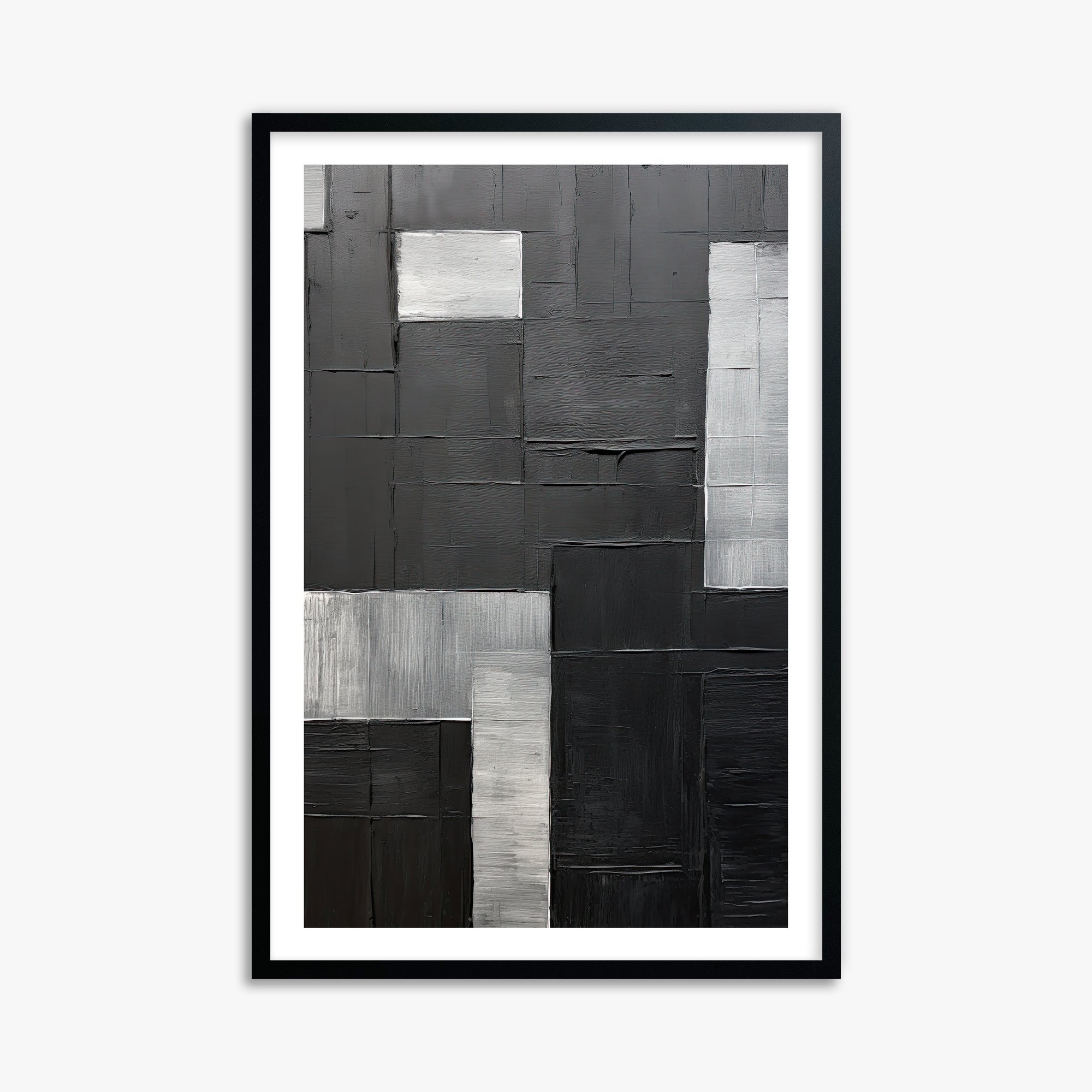 Urban Matrix, 61x91cm Black Framed Art Reproduction