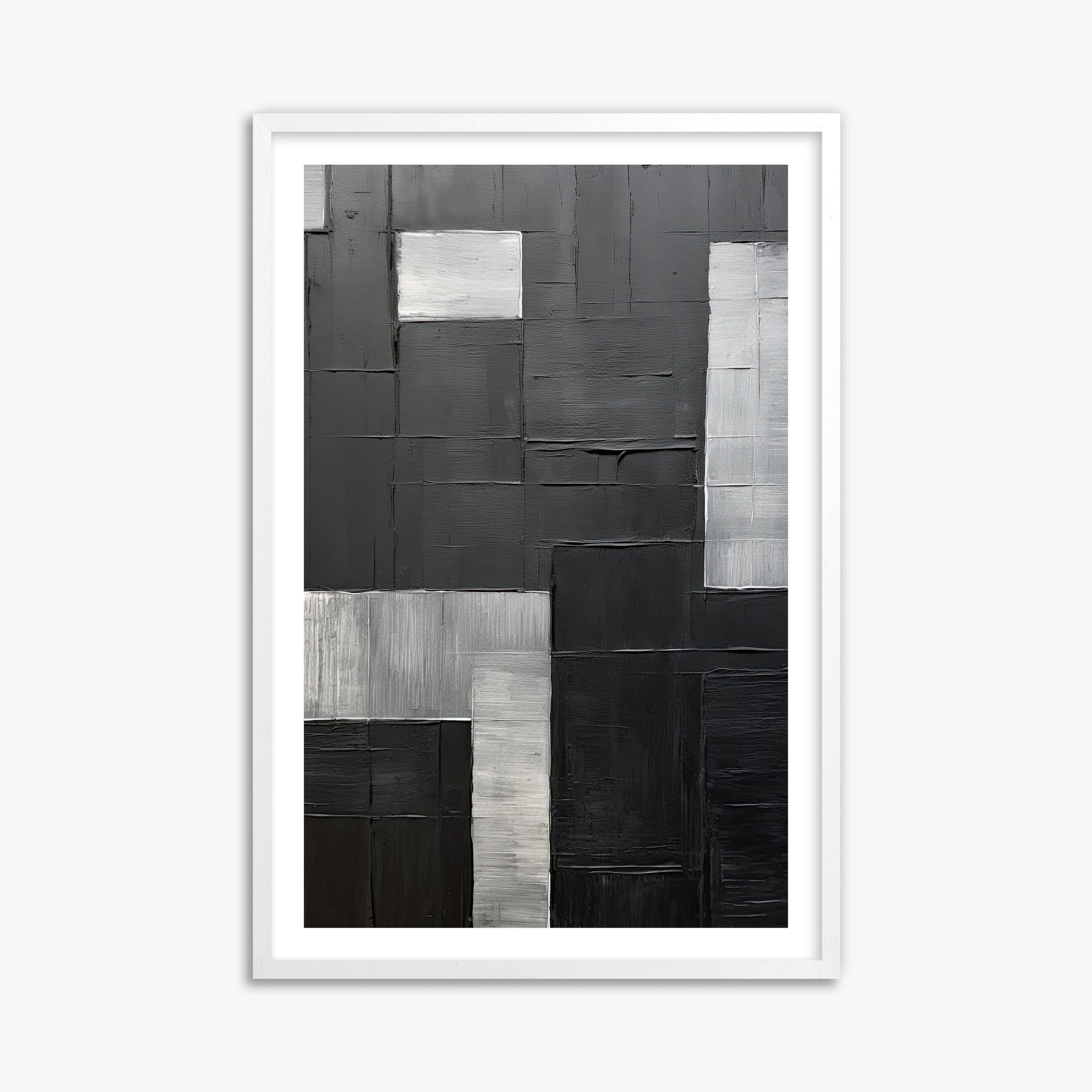 Urban Matrix, 61x91cm Whitek Framed Art Reproduction