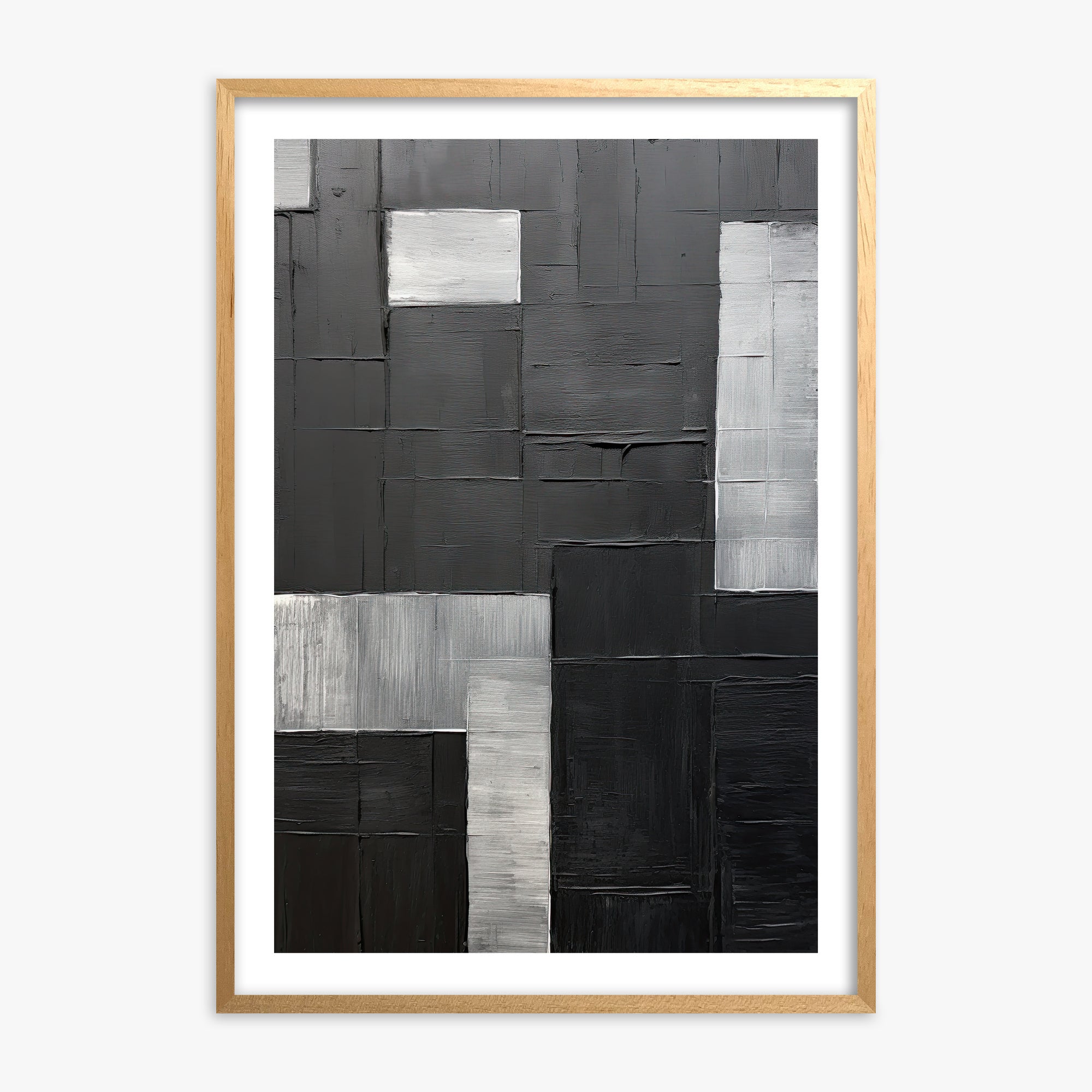 Urban Matrix, 70x100cm Oak Framed Art Reproduction