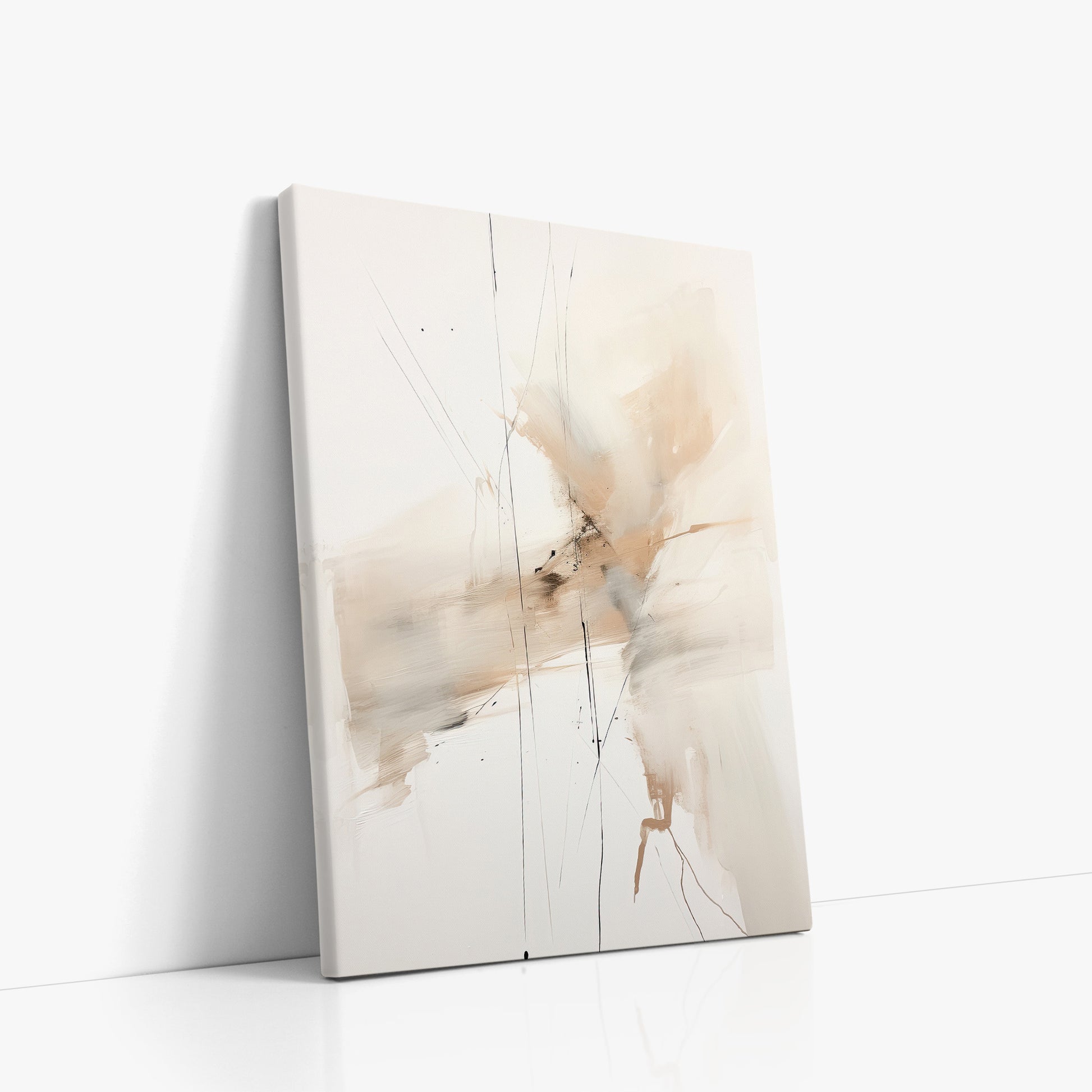 Ethereal Drifts, 50x70cm Satin Canvas Art Reproduction Left Angle