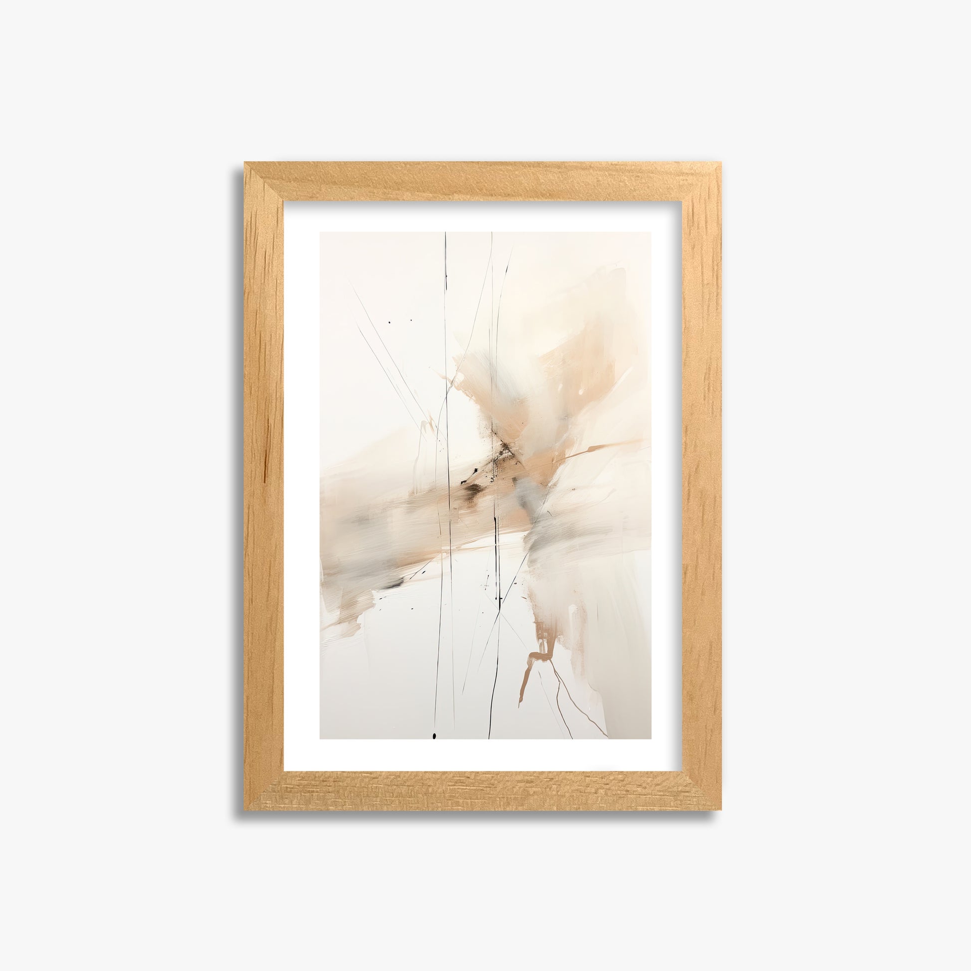 Ethereal Drifts, 21x30cm Oak Framed Art Reproduction