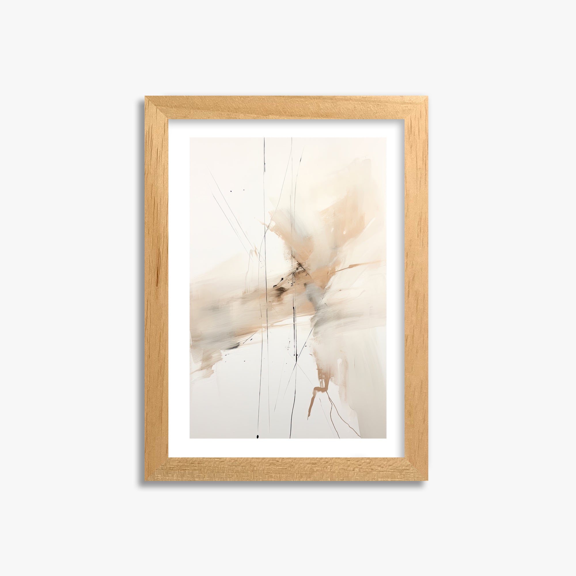 Ethereal Drifts, 21x30cm Oak Framed Art Reproduction