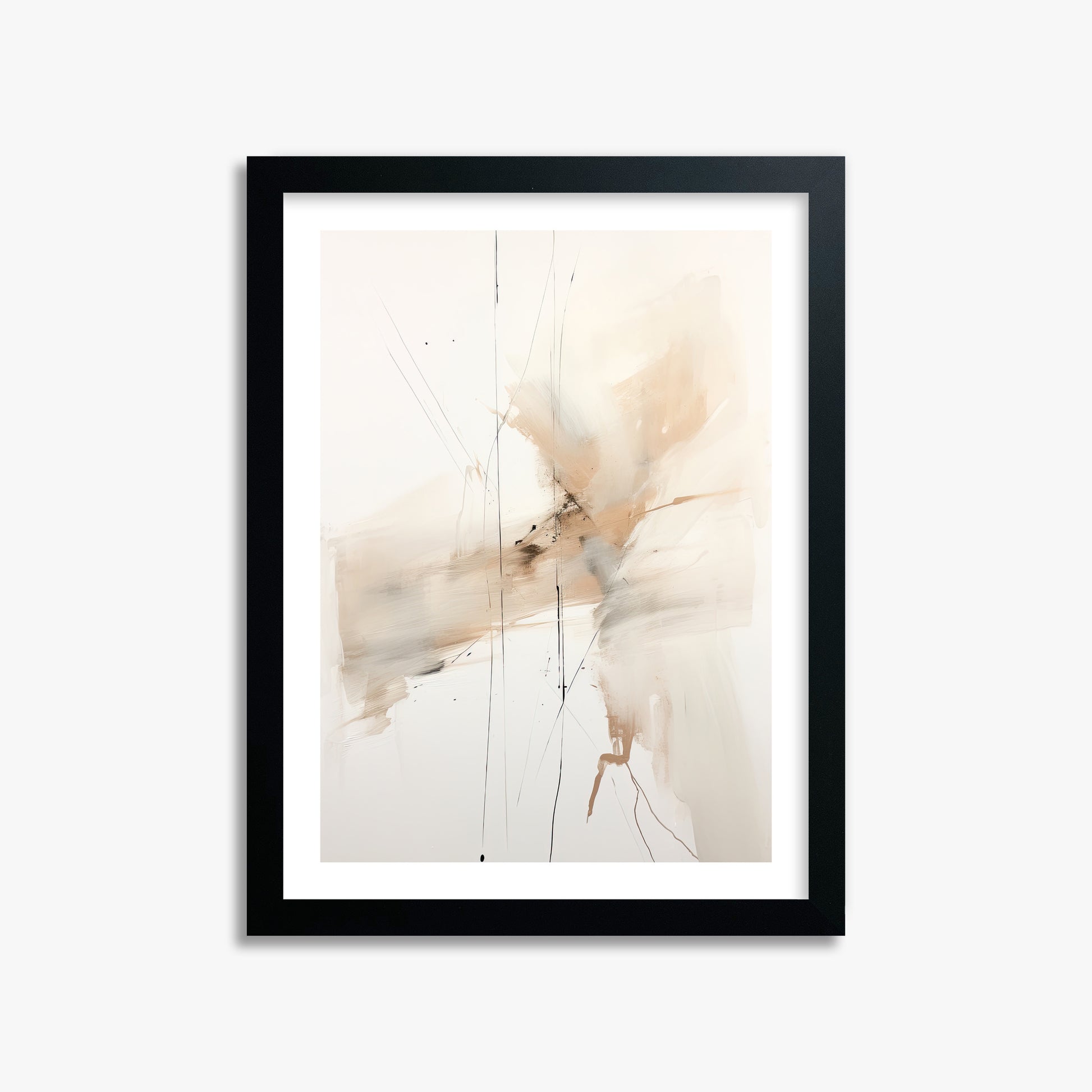 Ethereal Drifts, 30x40cm Black Framed Art Reproduction
