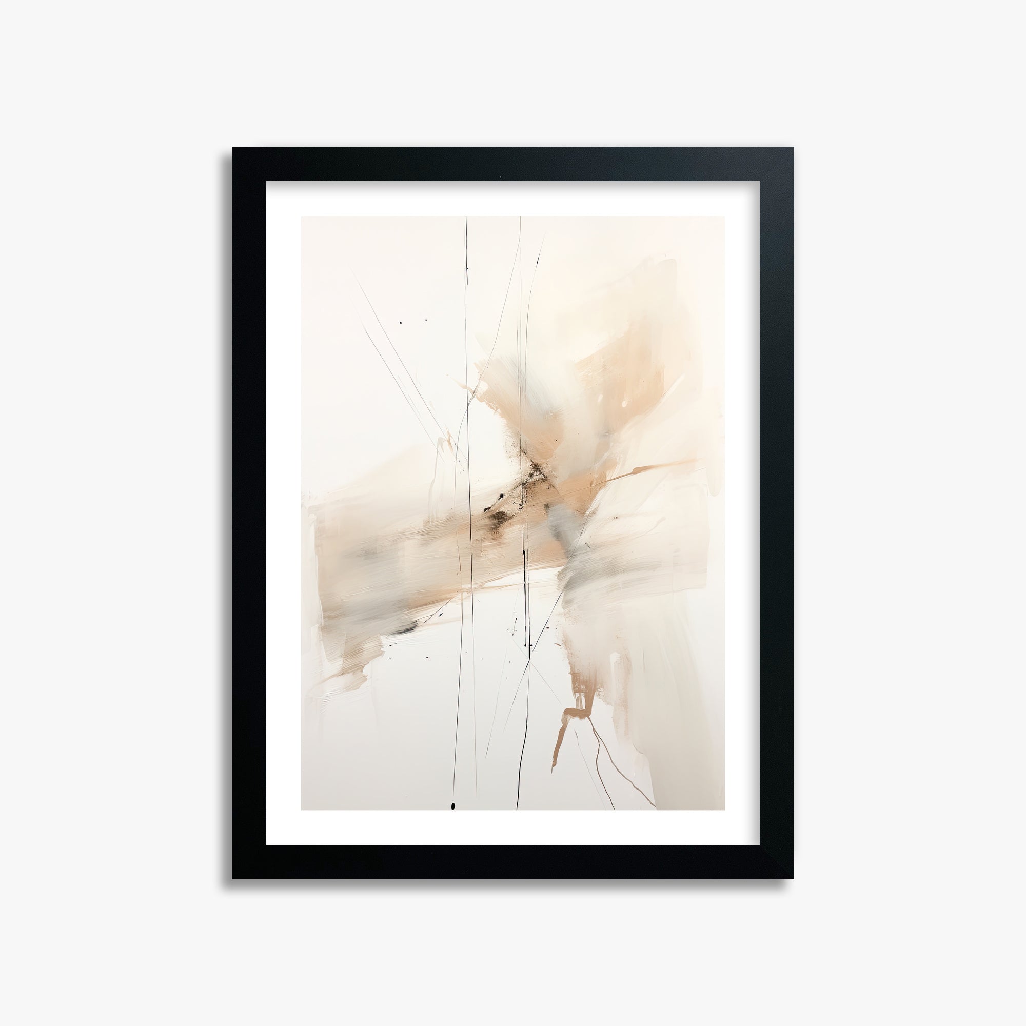 Ethereal Drifts, 30x40cm Black Framed Art Reproduction