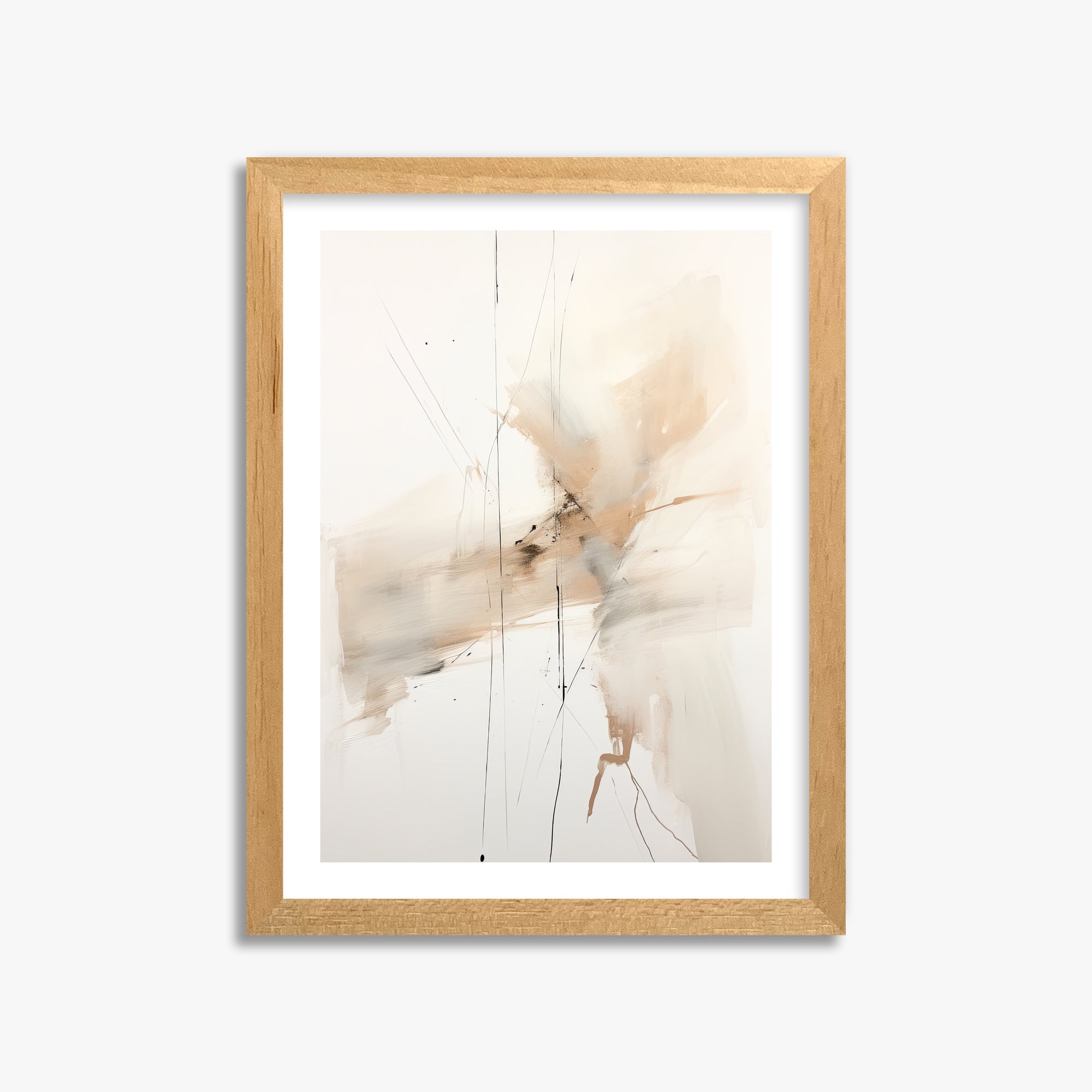 Ethereal Drifts, 30x40cm Oak Framed Art Reproduction