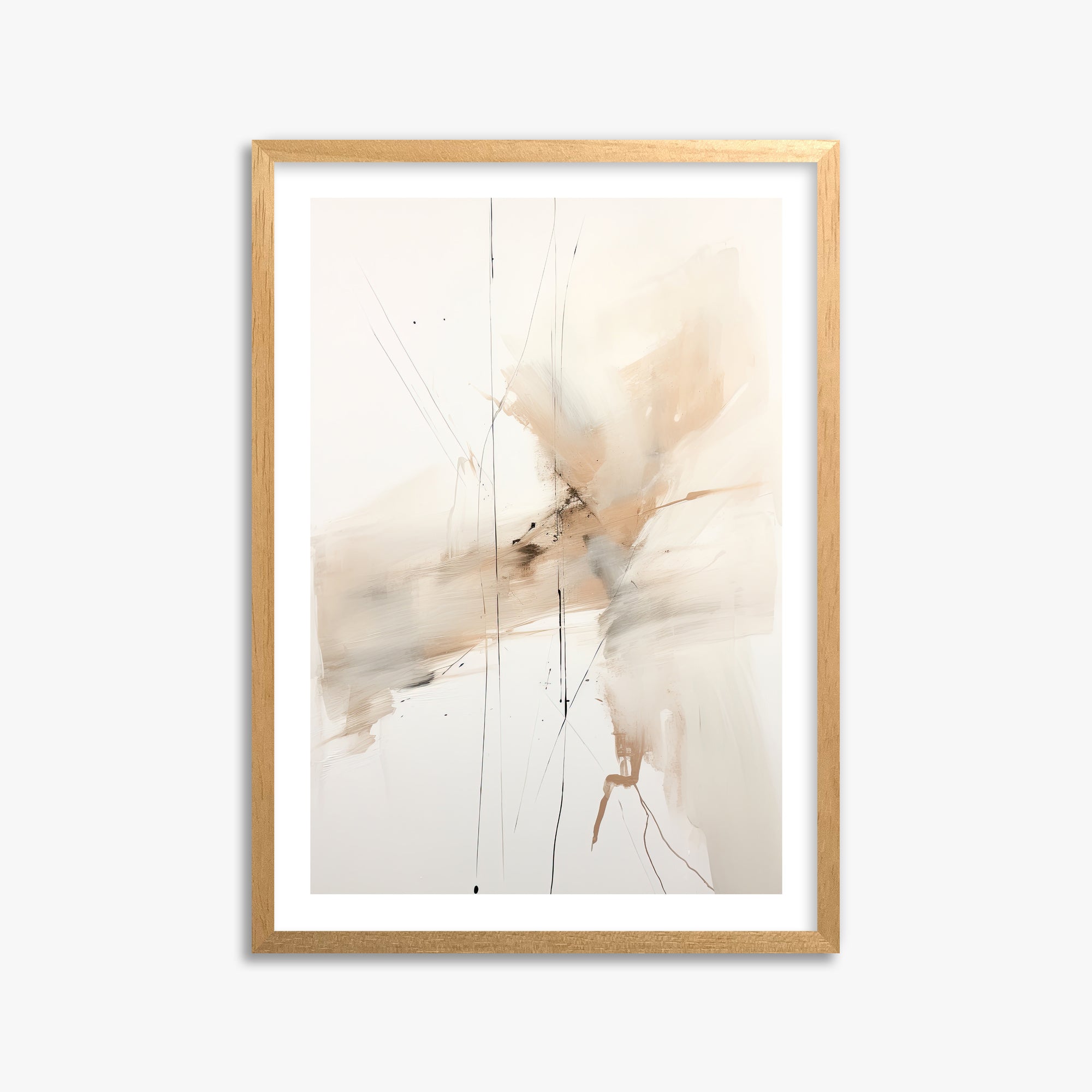 Ethereal Drifts, 50x70cm Oak Framed Art Reproduction
