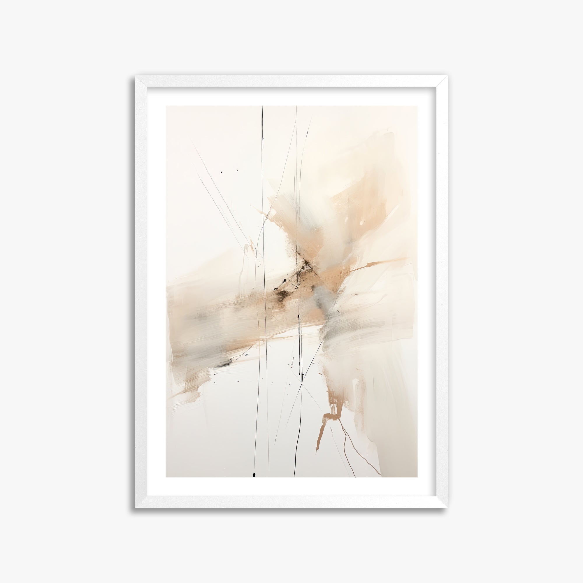 Ethereal Drifts, 50x70cm Whitek Framed Art Reproduction