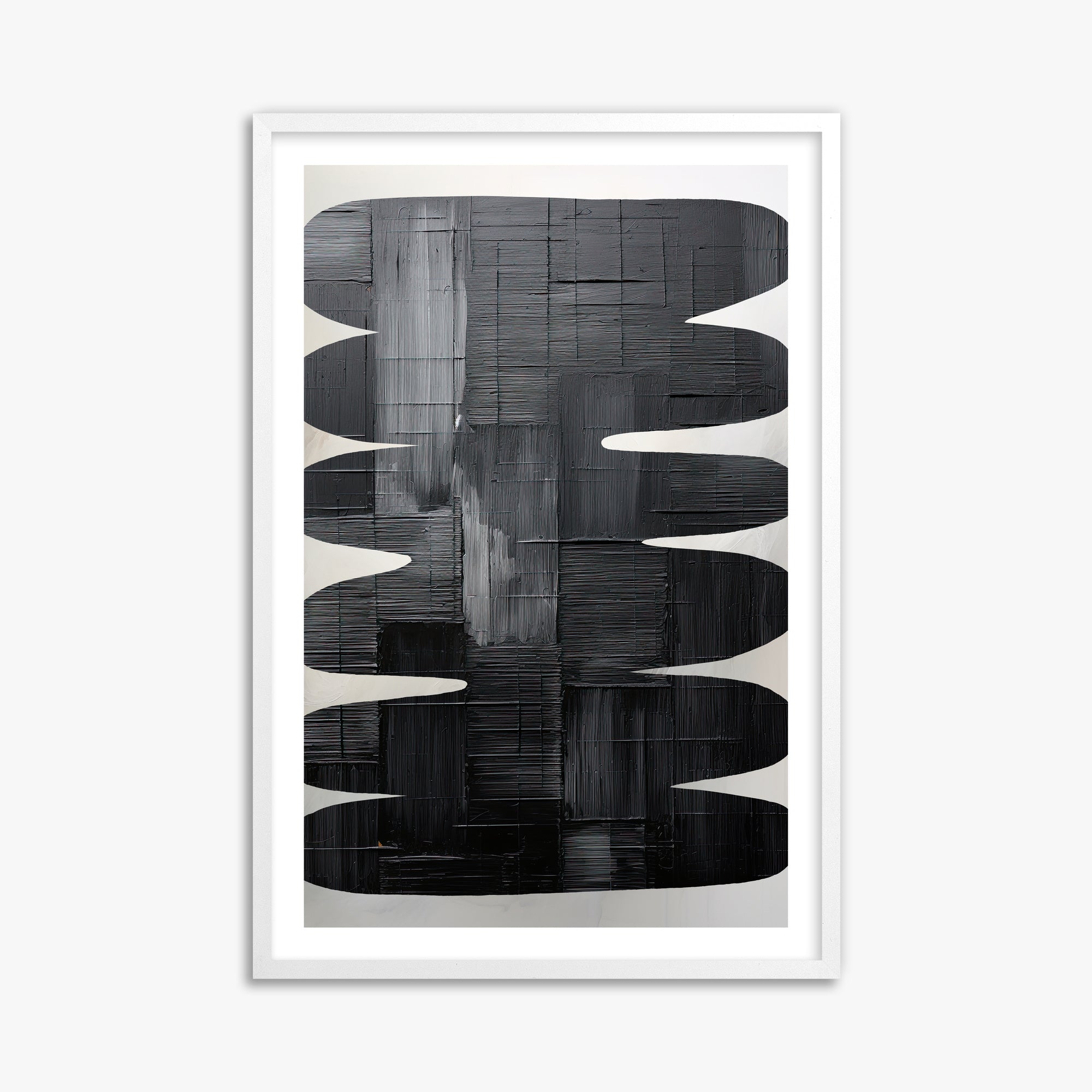 Midnight Waves, 61x91cm Whitek Framed Art Reproduction