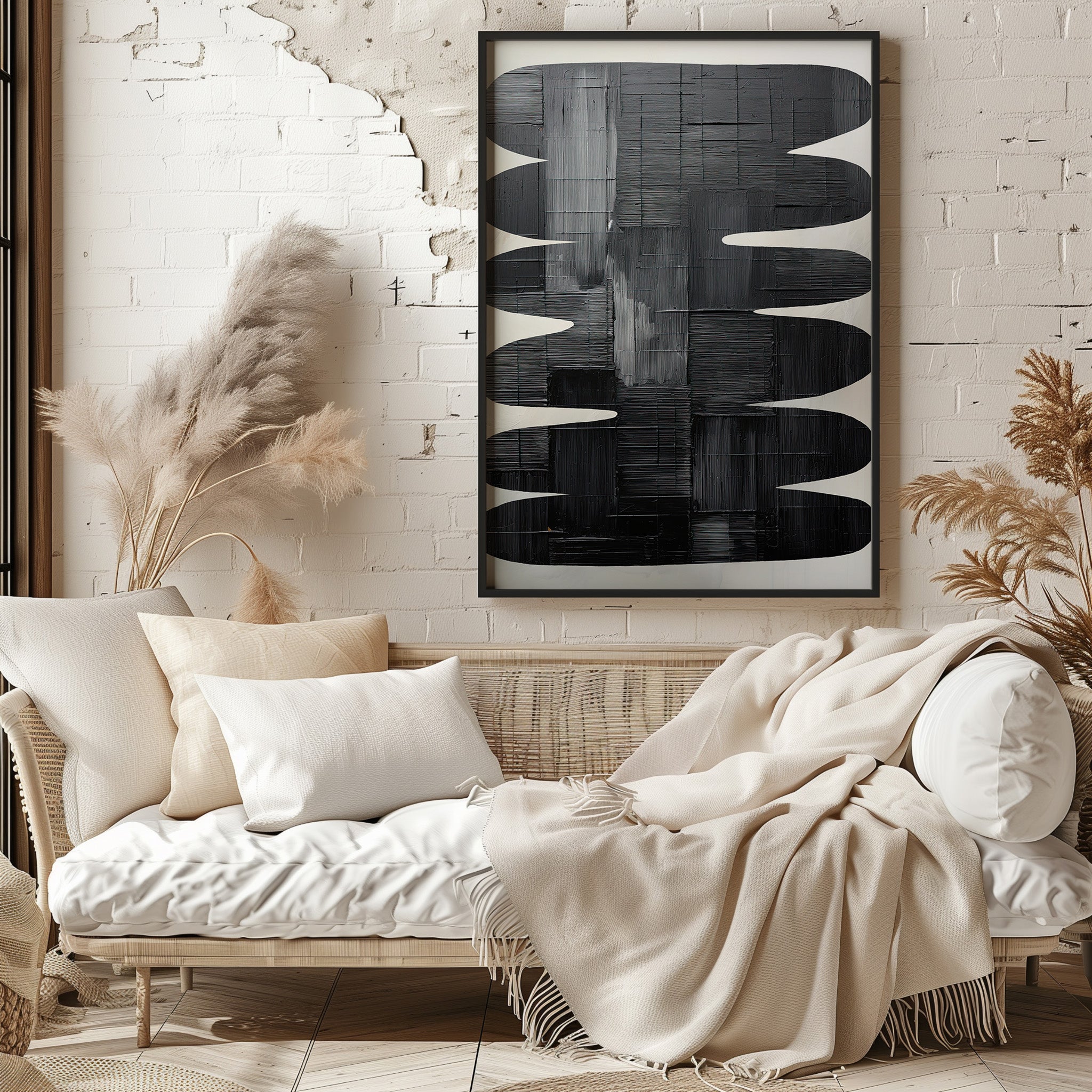 Design Concept No. 29 for Midnight Waves Modern Poster Art