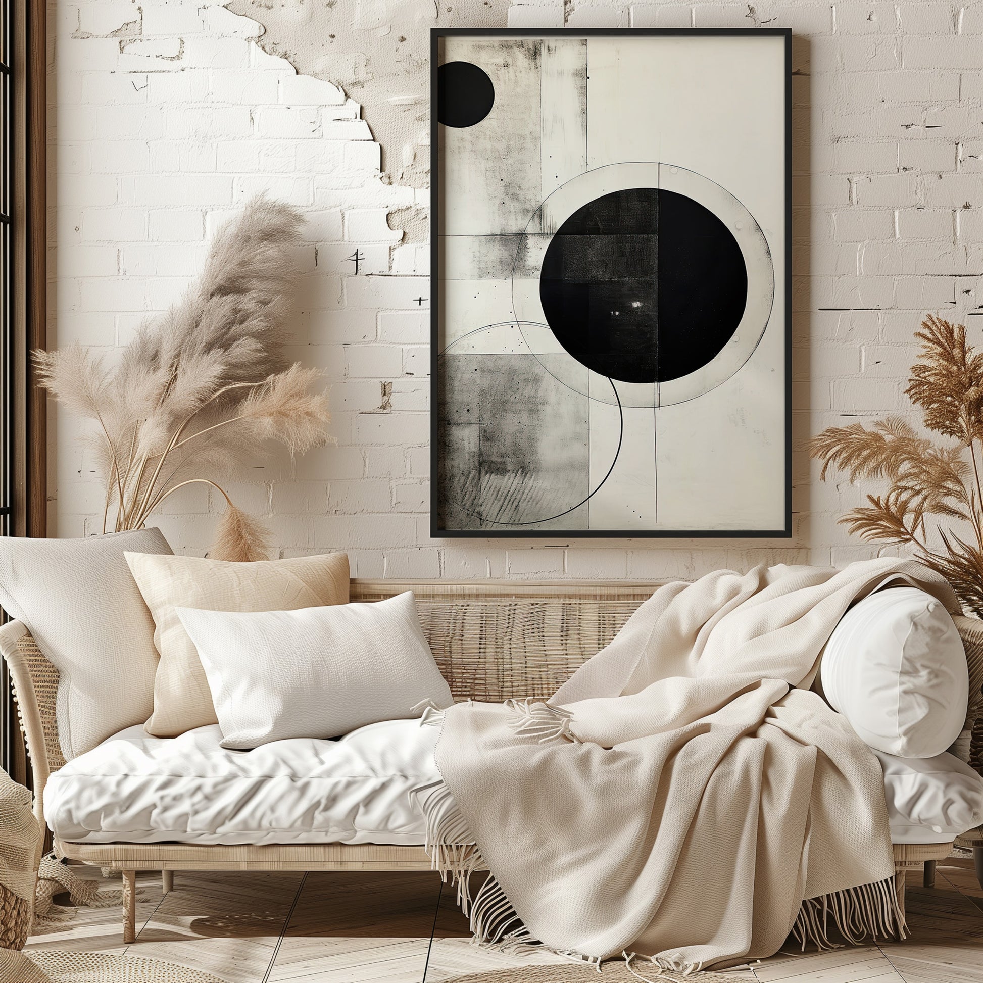 Design Concept No. 29 for Eclipse Geometry Modern Poster Art