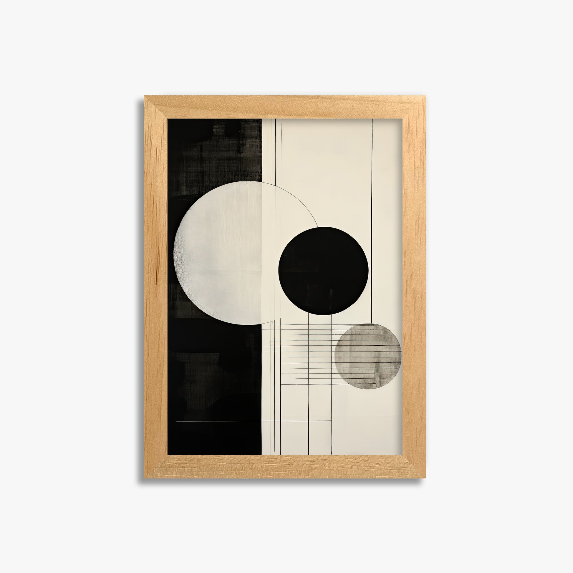 Tri-Phase Alignment, 21x30cm Framed Poster With Oak Frame