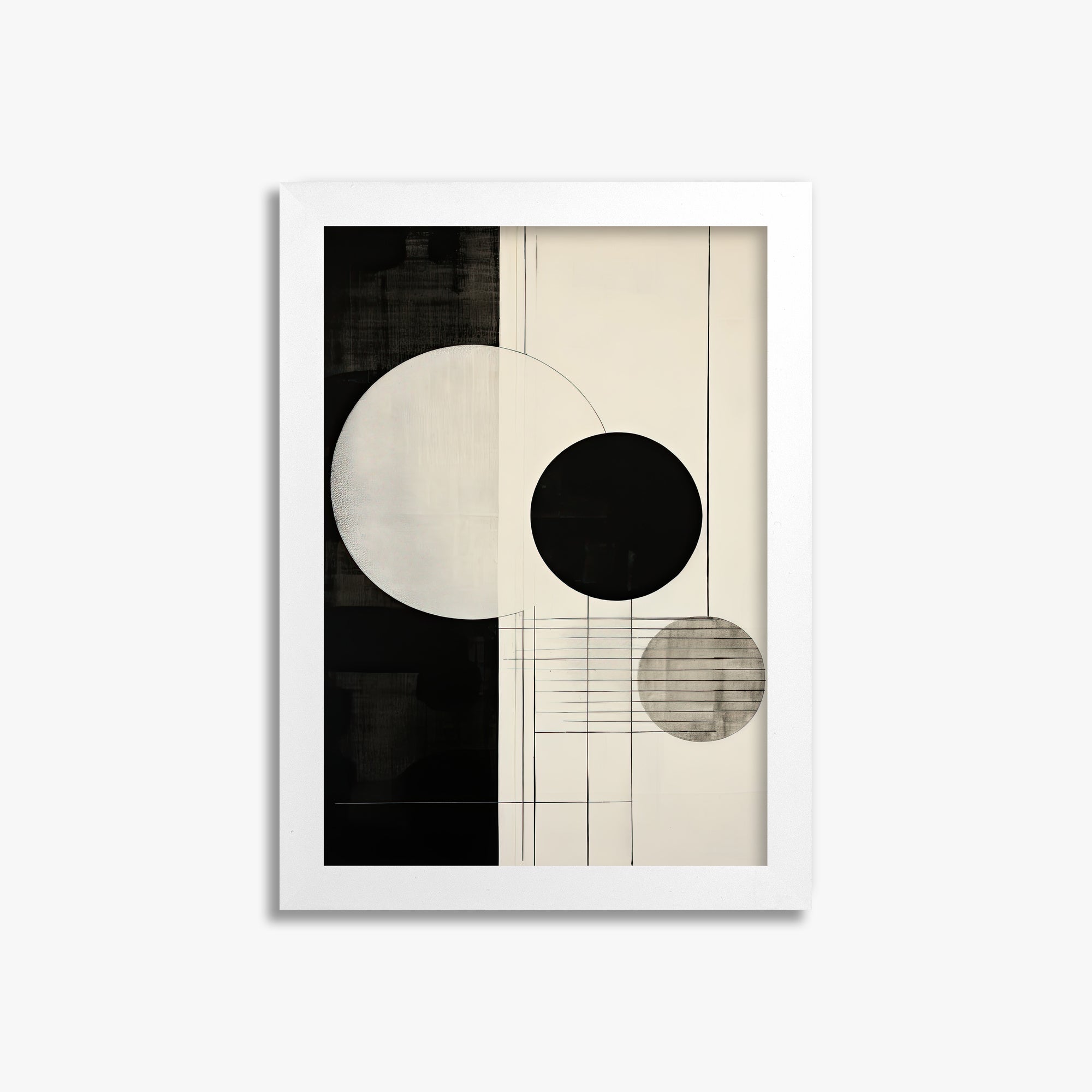 Tri-Phase Alignment, 21x30cm Framed Poster With White Frame