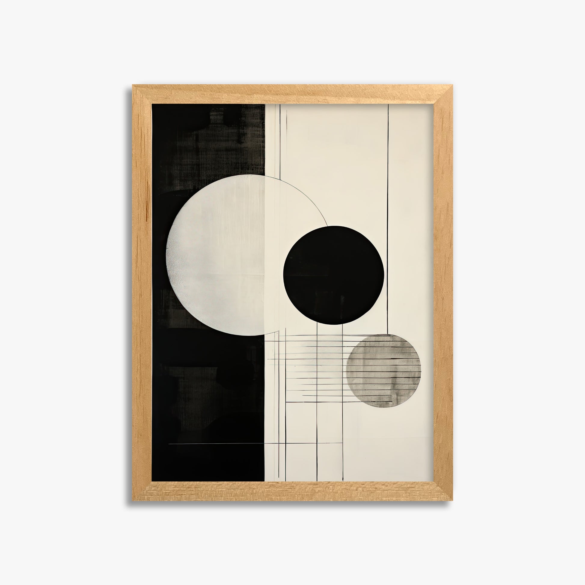 Tri-Phase Alignment, 30x40cm Framed Poster With Oak Frame