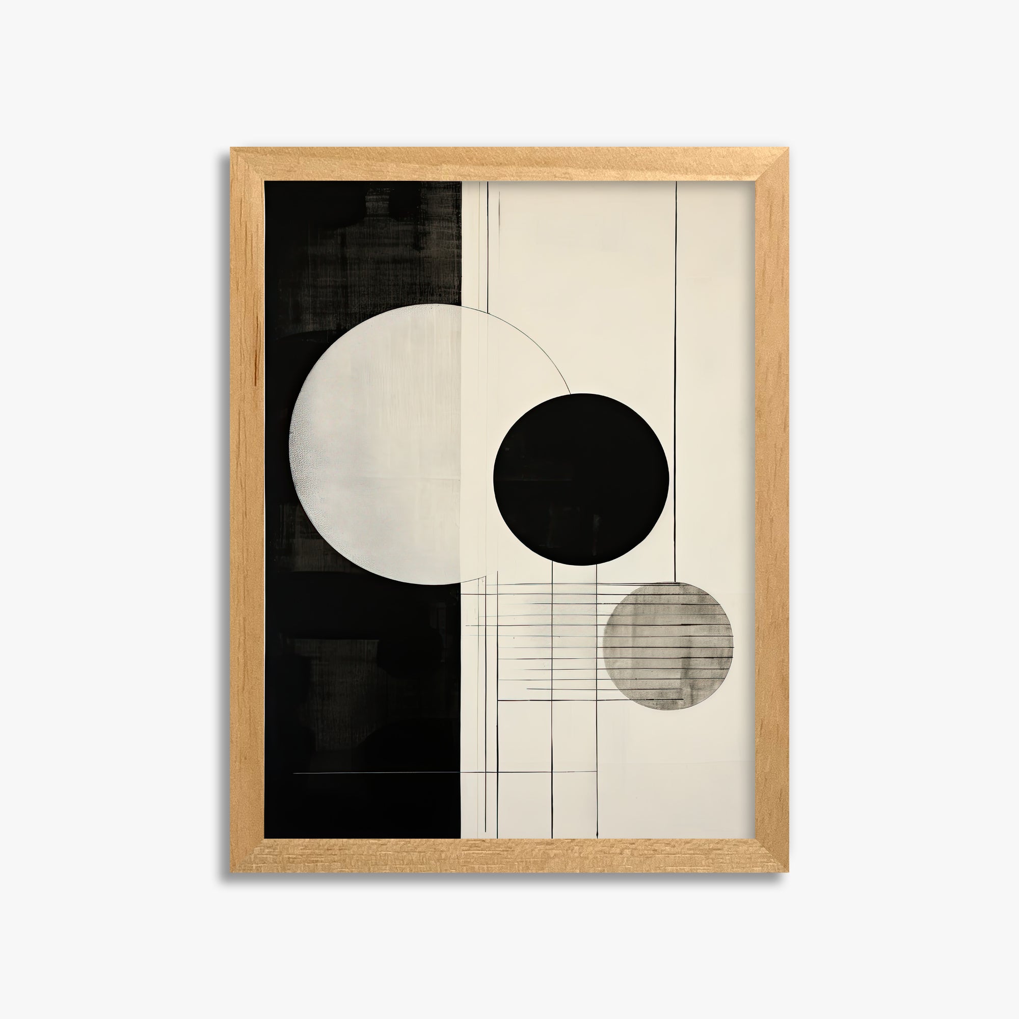 Tri-Phase Alignment, 30x40cm Framed Poster With Oak Frame