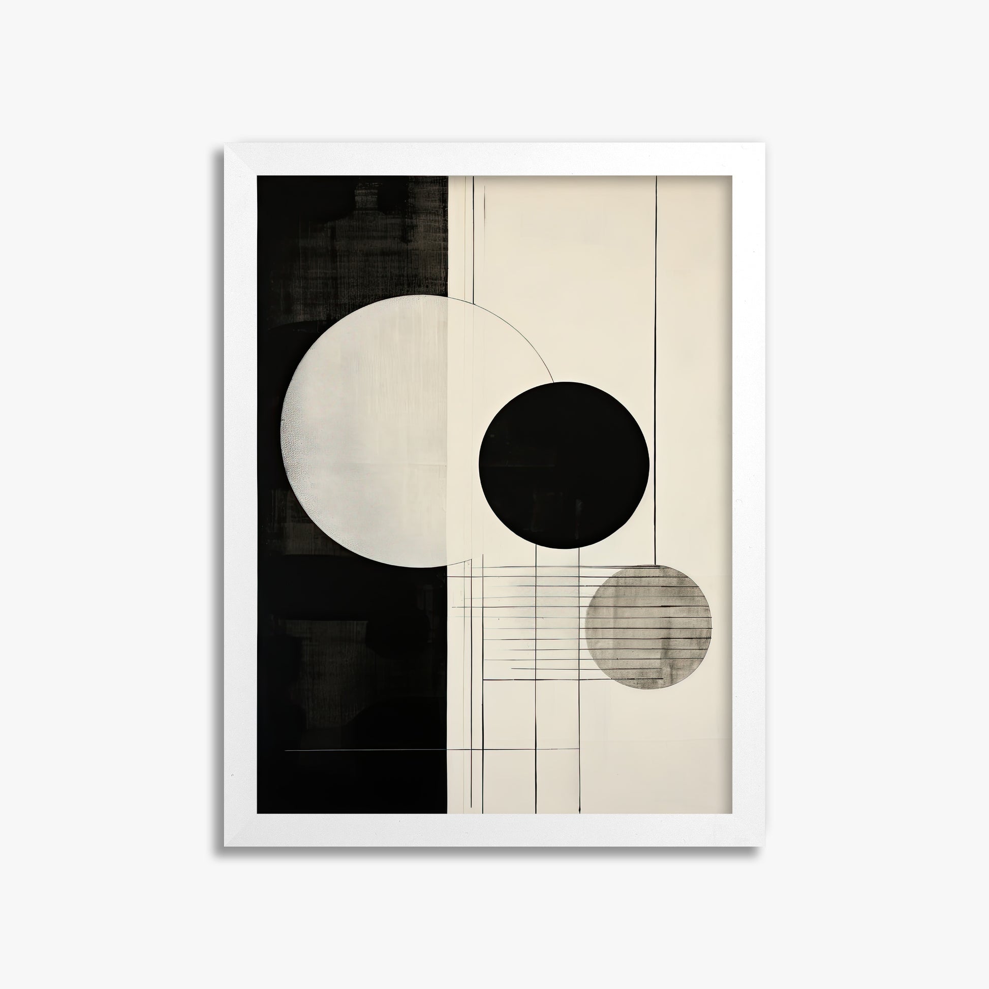 Tri-Phase Alignment, 30x40cm Framed Poster With White Frame