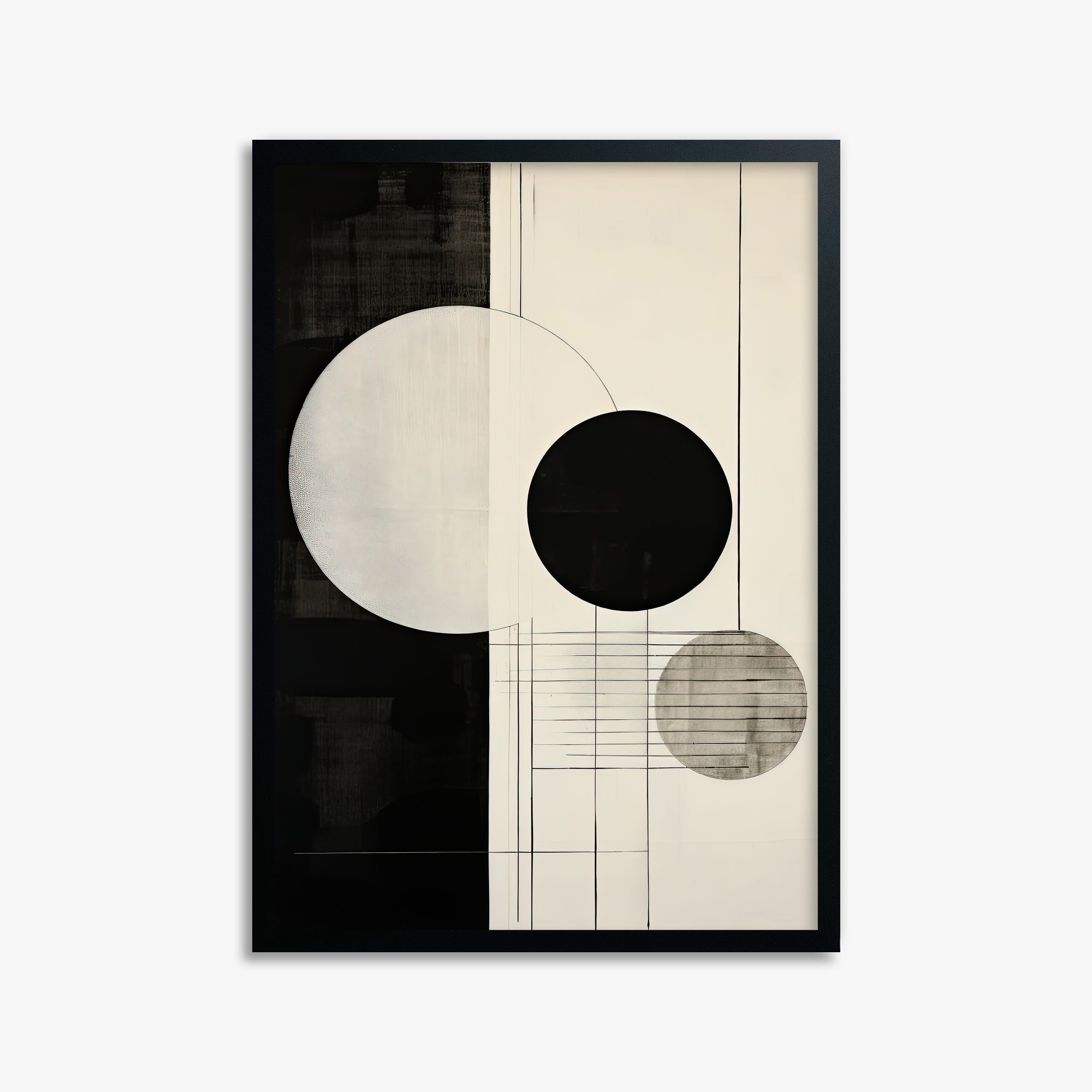 Tri-Phase Alignment, 50x70cm Framed Poster With Black Frame