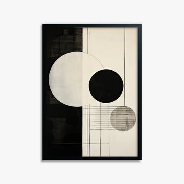 Tri-Phase Alignment, 50x70cm Framed Poster With Black Frame
