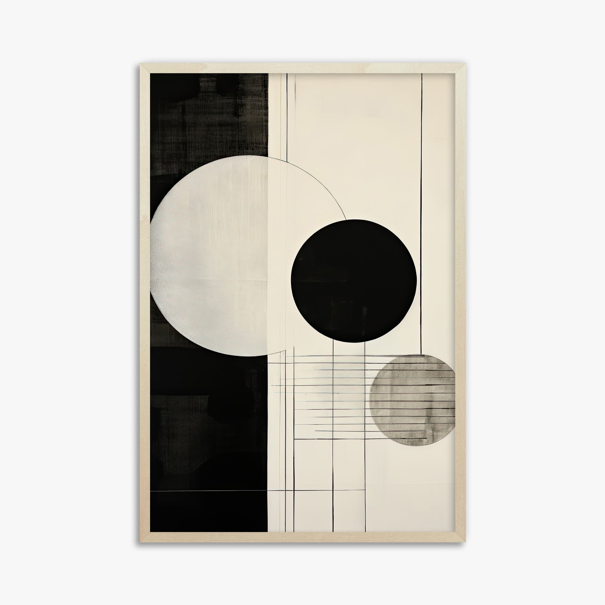 Tri-Phase Alignment, 61x91cm Framed Art Reproduction With Lime Wood Frame