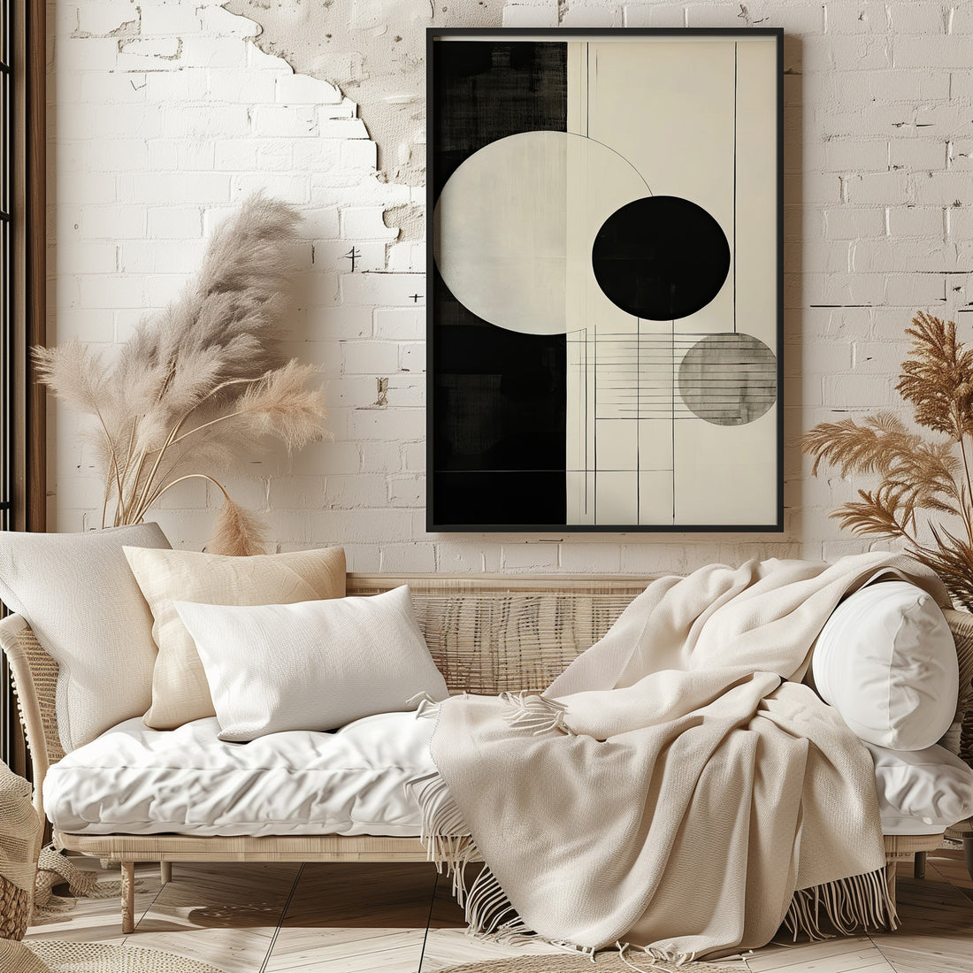 Tri-Phase Alignment, 50x70cm Framed Poster With Black Frame