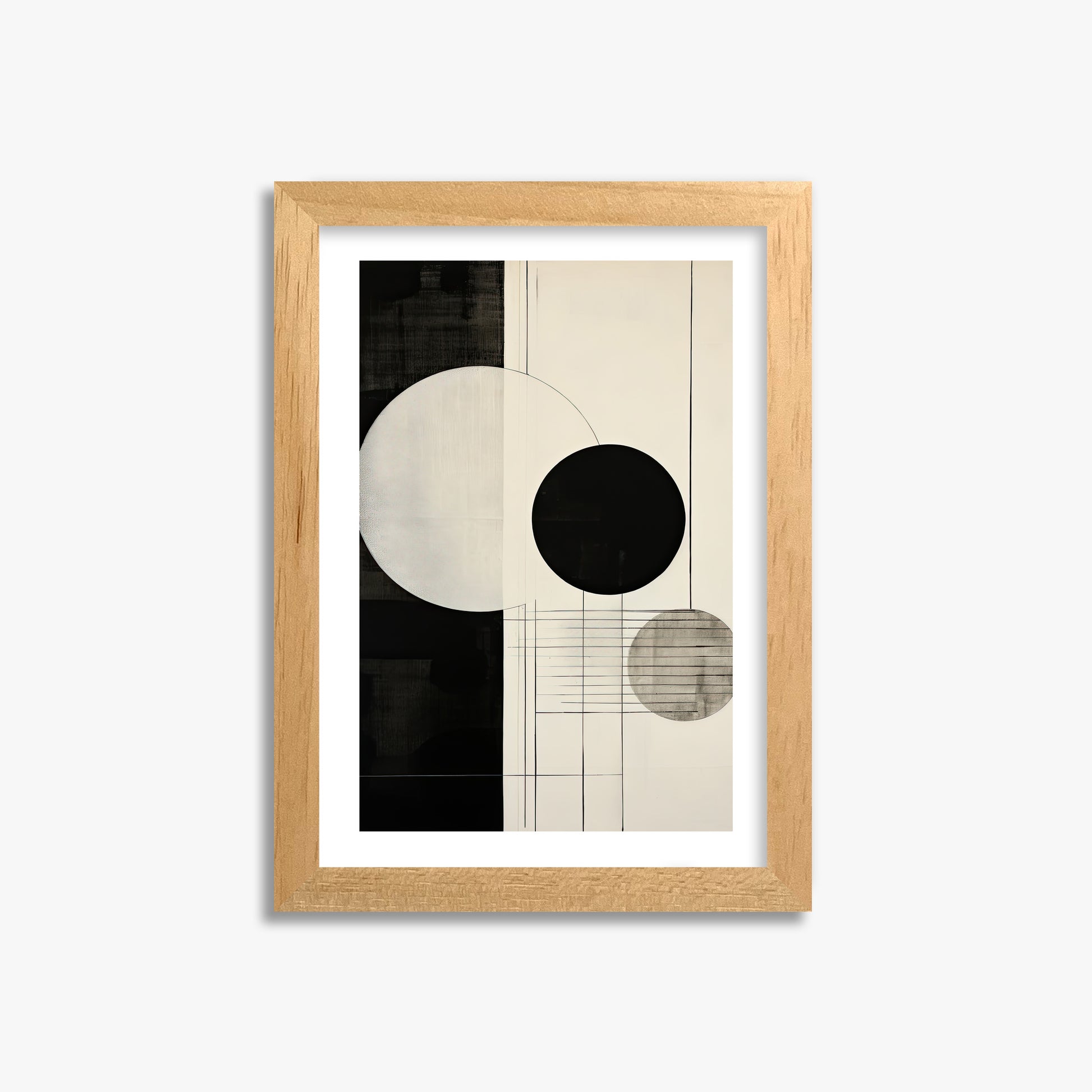 Tri-Phase Alignment, 21x30cm Oak Framed Art Reproduction