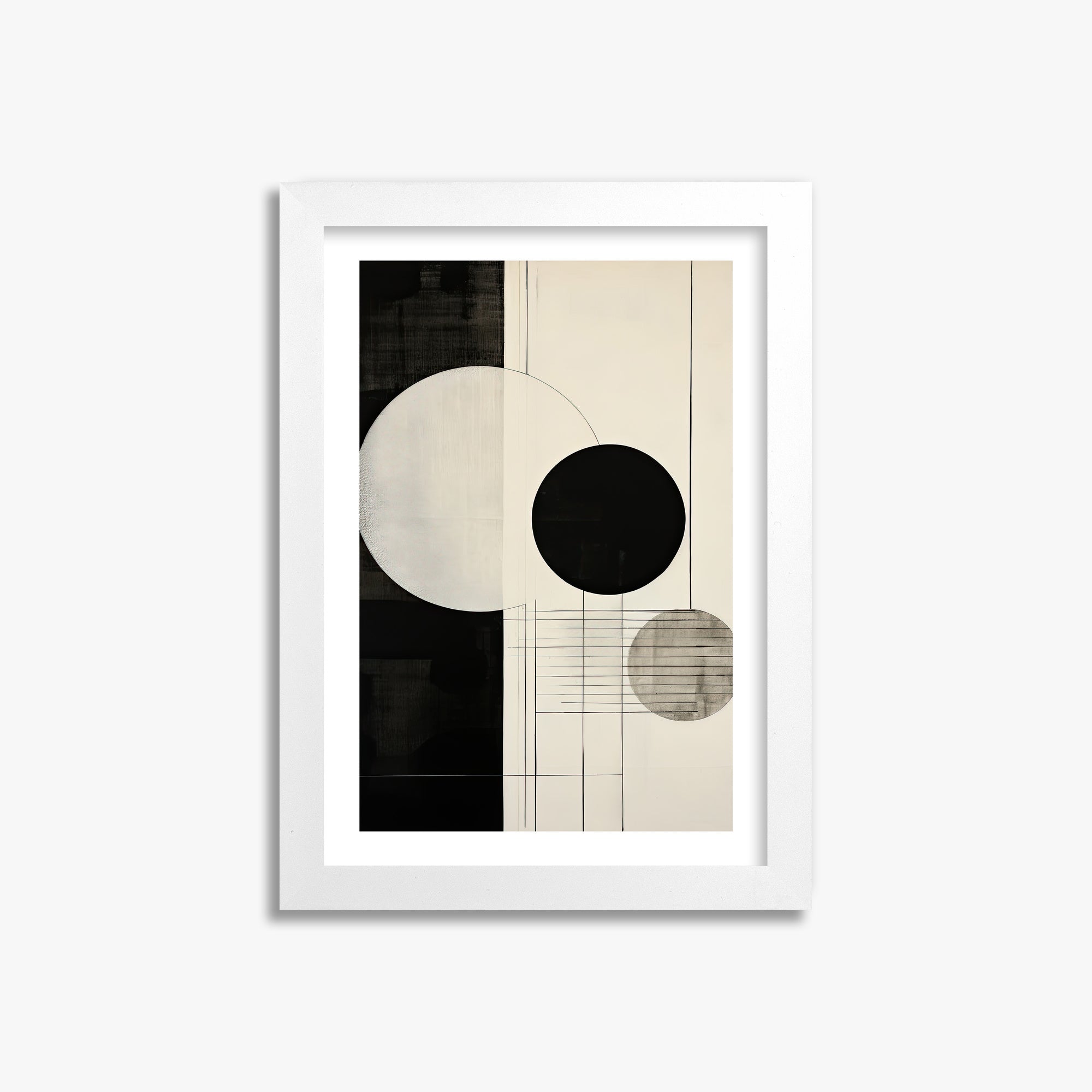 Tri-Phase Alignment, 21x30cm Whitek Framed Art Reproduction