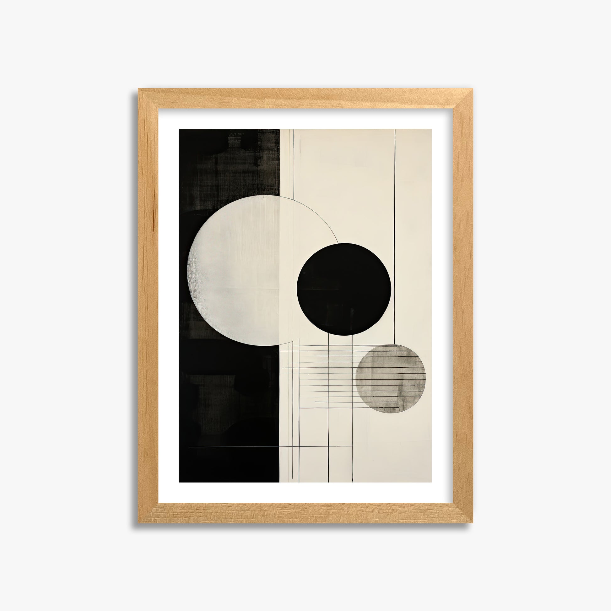 Tri-Phase Alignment, 30x40cm Oak Framed Art Reproduction