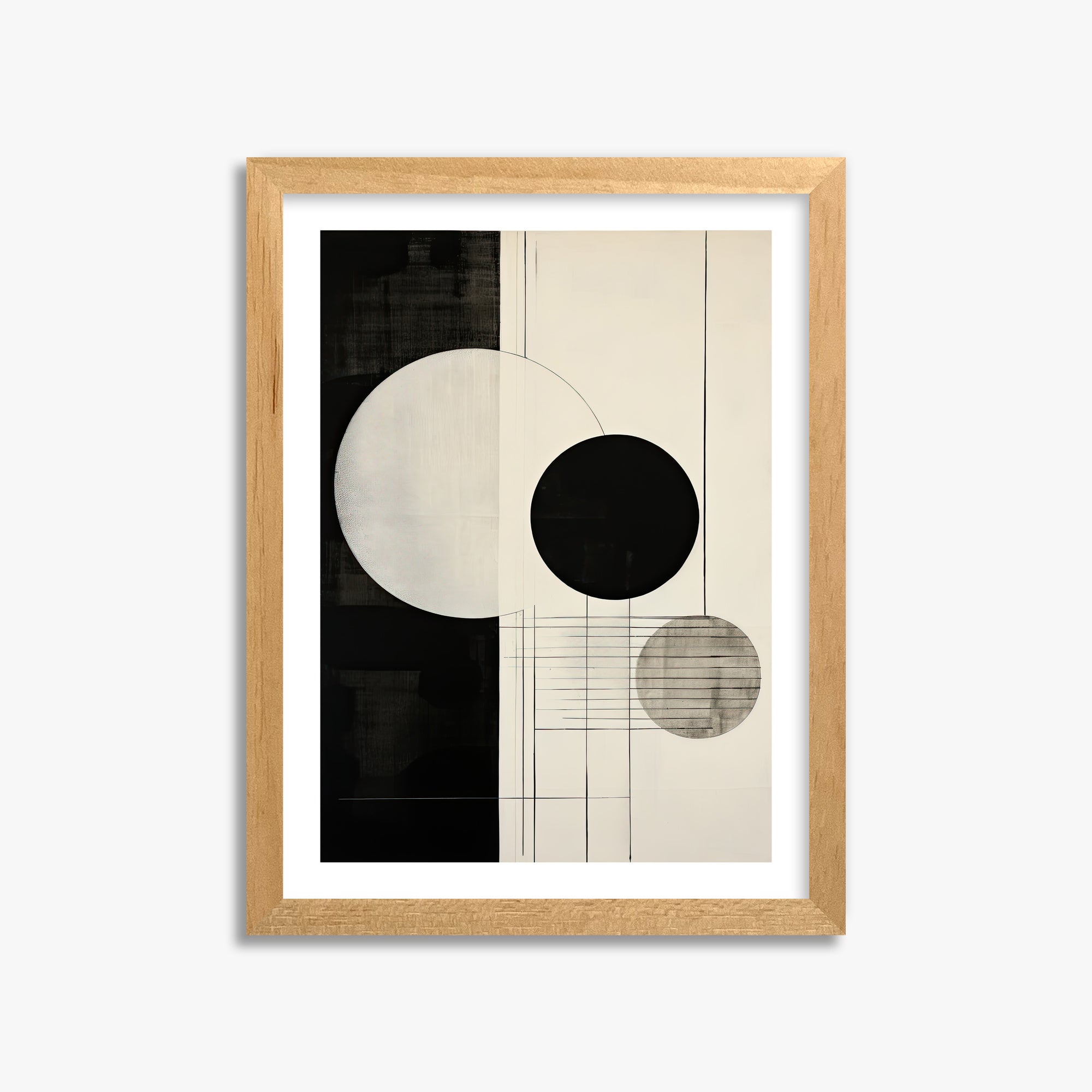 Tri-Phase Alignment, 30x40cm Oak Framed Art Reproduction