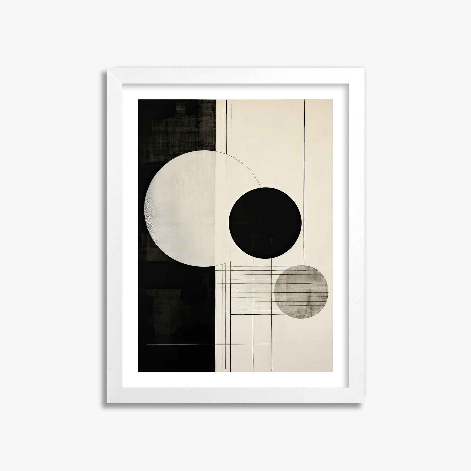 Tri-Phase Alignment, 30x40cm Whitek Framed Art Reproduction