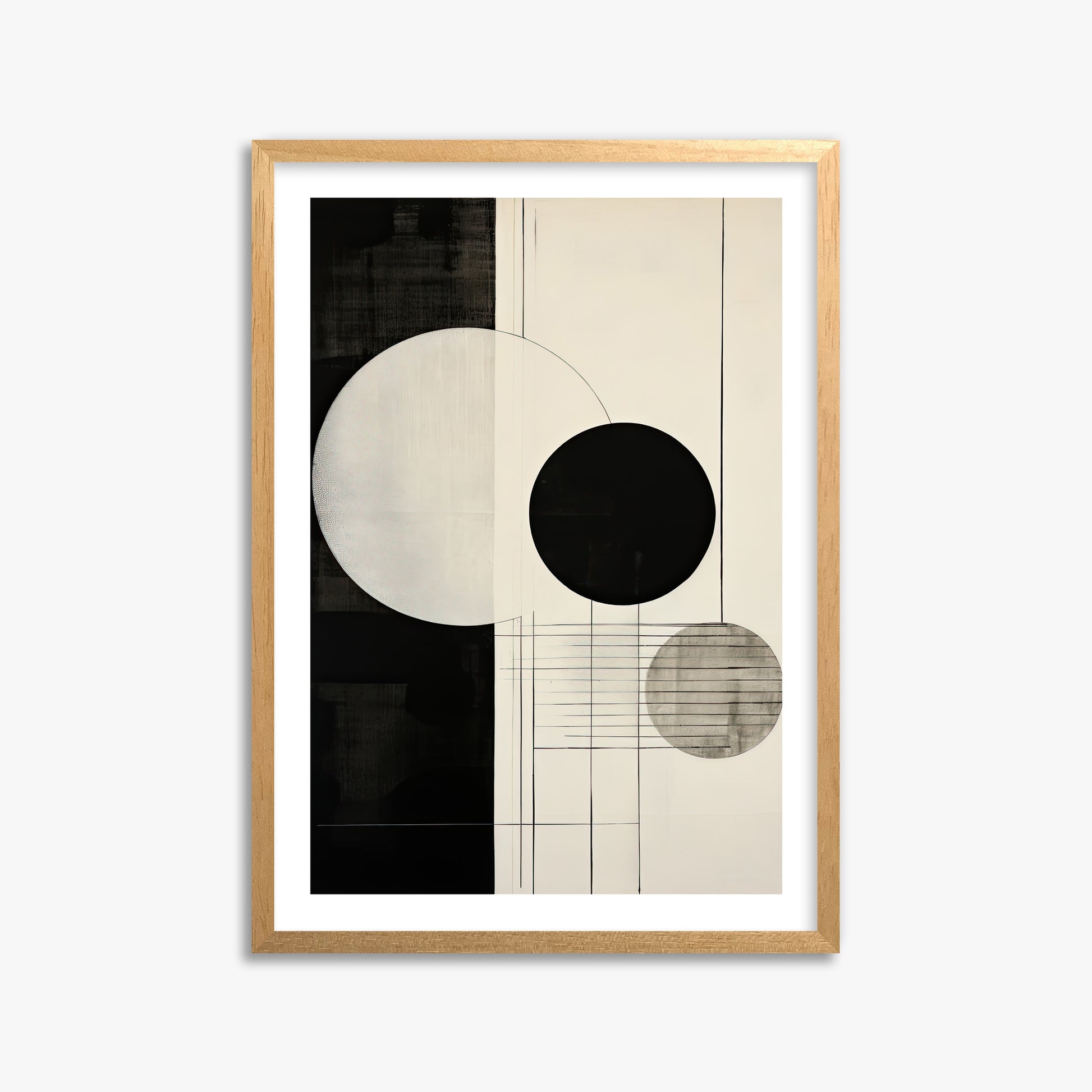Tri-Phase Alignment, 50x70cm Oak Framed Art Reproduction