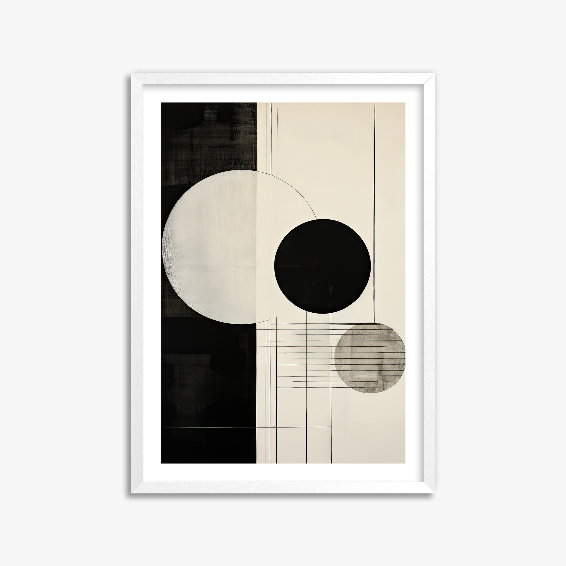 Tri-Phase Alignment, 50x70cm Whitek Framed Art Reproduction