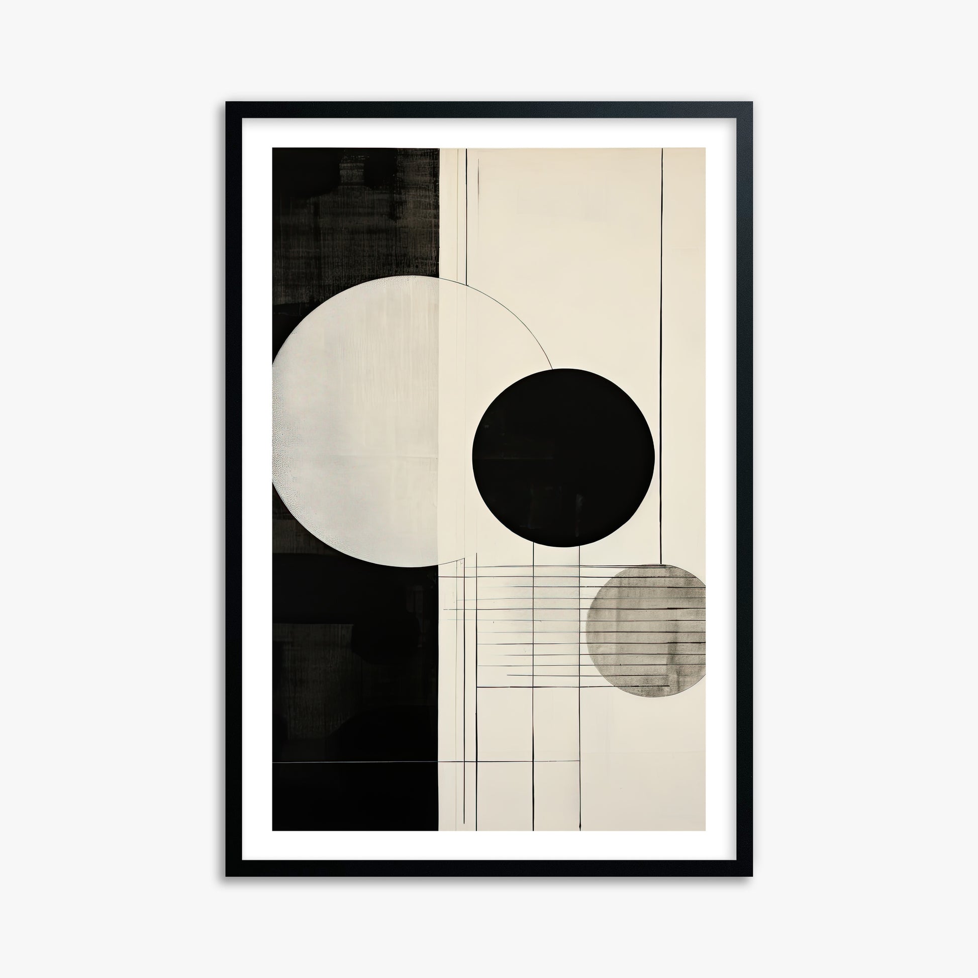 Tri-Phase Alignment, 61x91cm Black Framed Art Reproduction