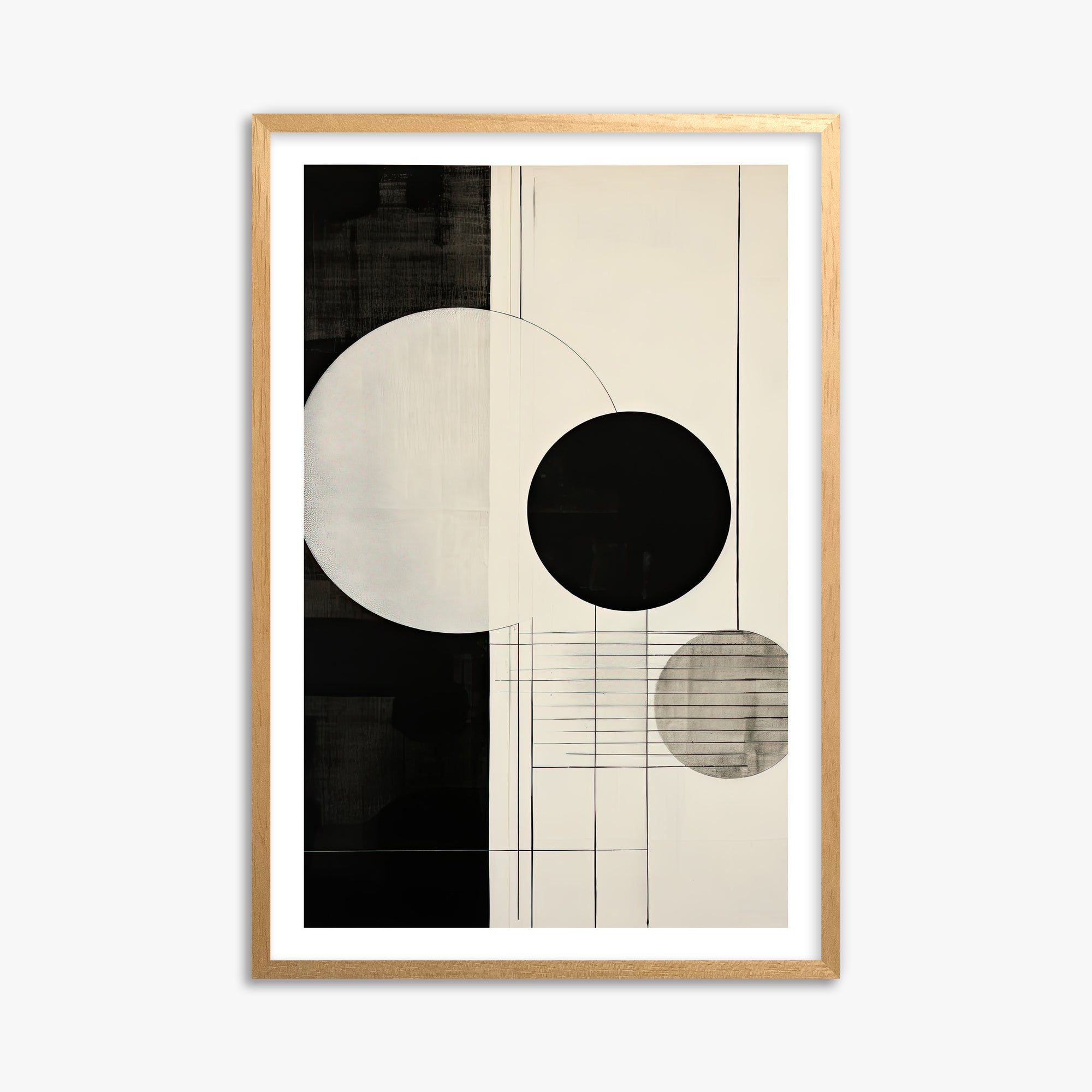 Tri-Phase Alignment, 61x91cm Oak Framed Art Reproduction