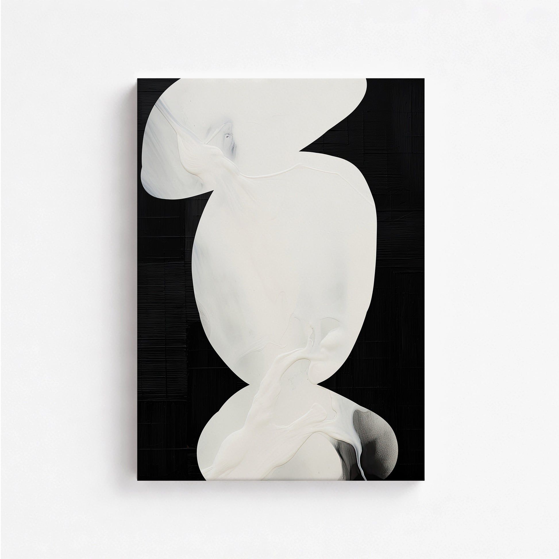 Ivory Silhouette, 50x70cm Satin Canvas Art Reproduction