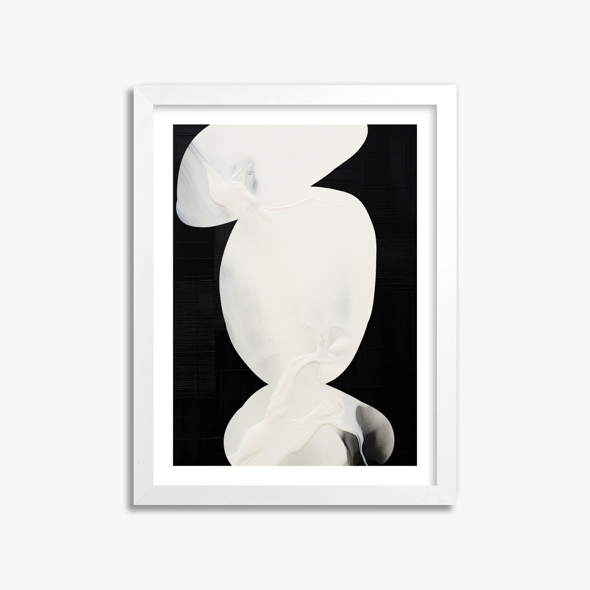 Ivory Silhouette, 30x40cm Whitek Framed Art Reproduction