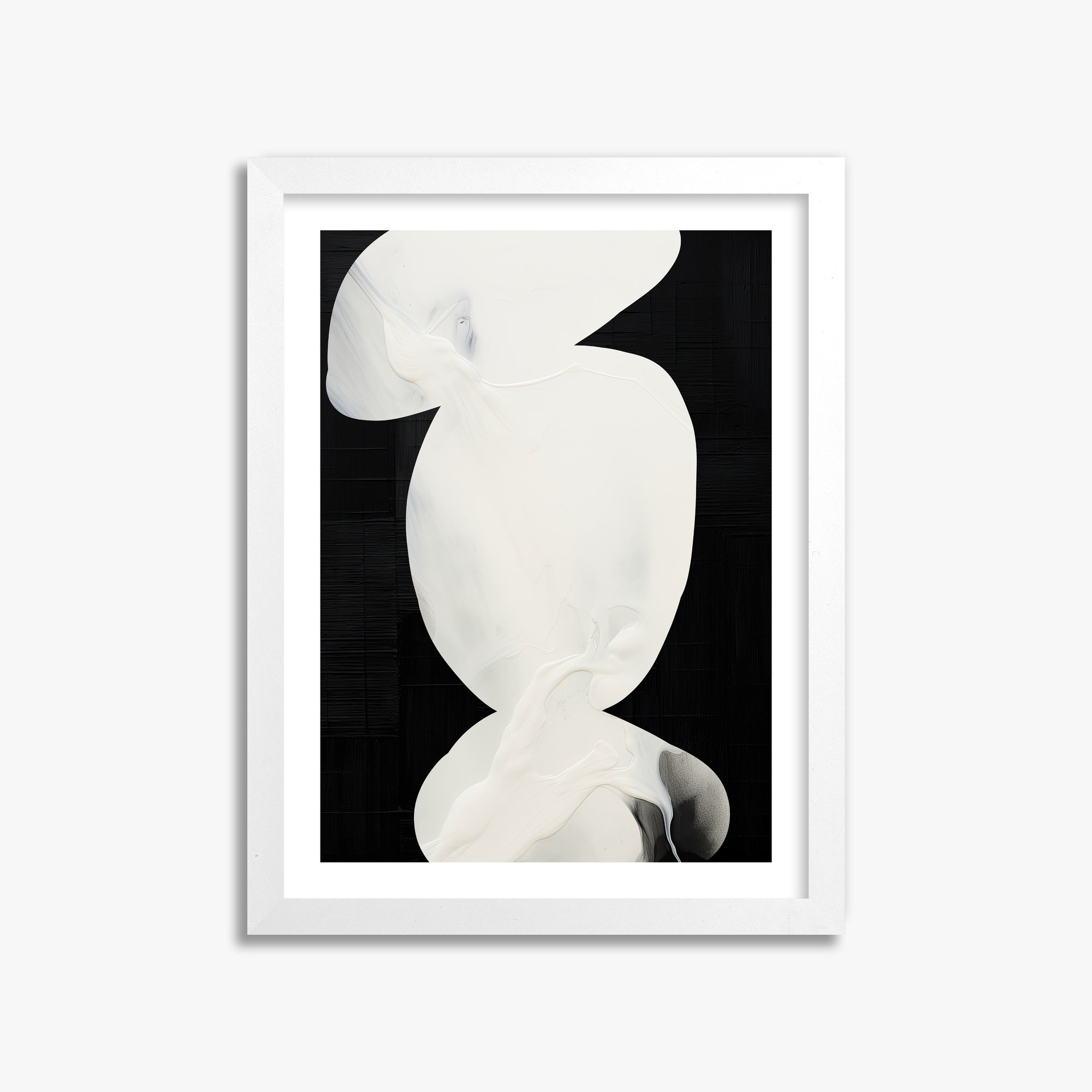 Ivory Silhouette, 30x40cm Whitek Framed Art Reproduction