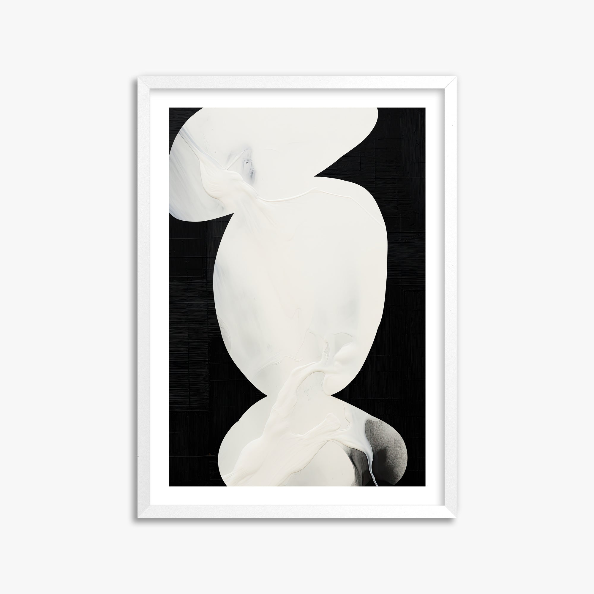 Ivory Silhouette, 50x70cm Whitek Framed Art Reproduction