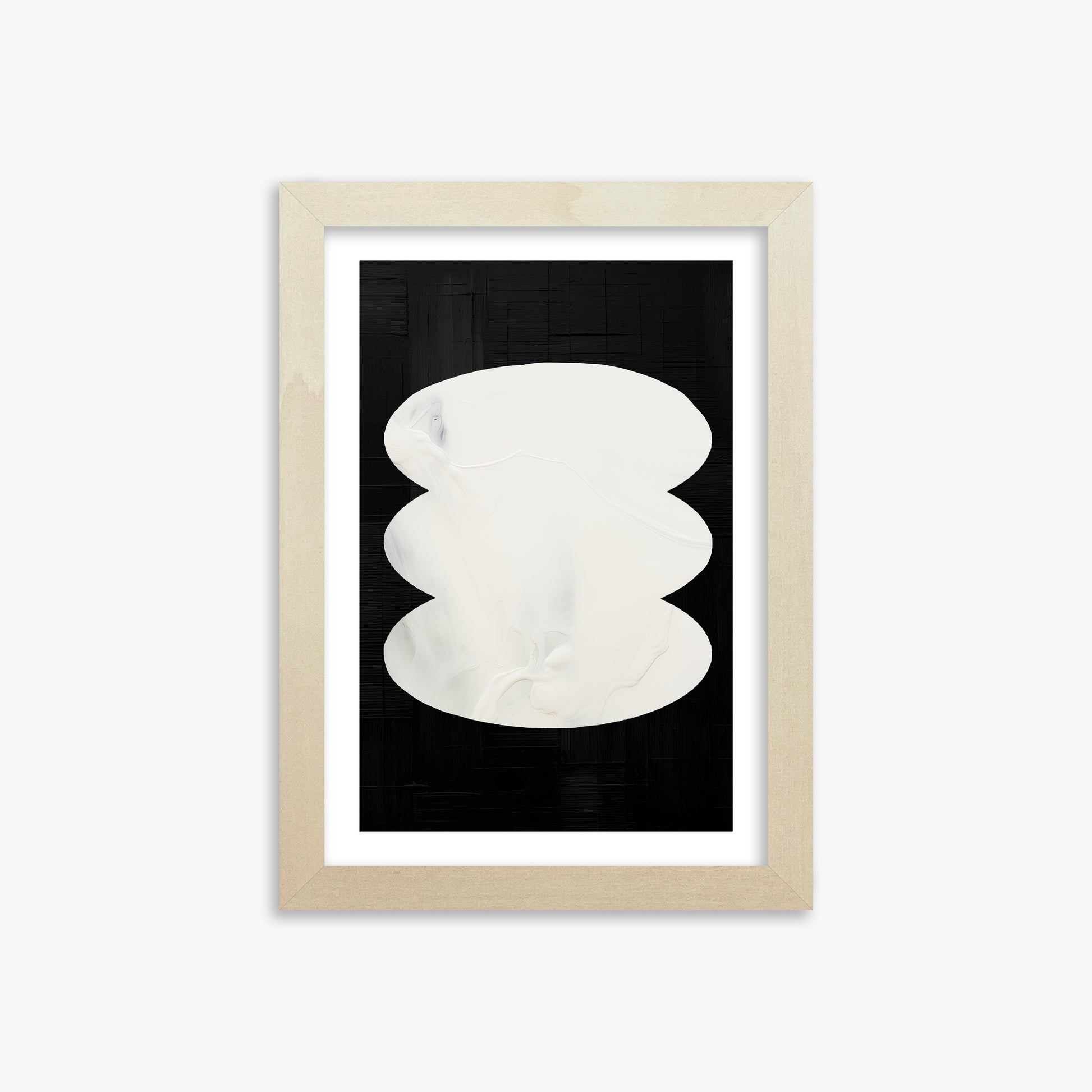 Dual Whispers, 21x30cm Framed Art Reproduction With Lime Wood Frame