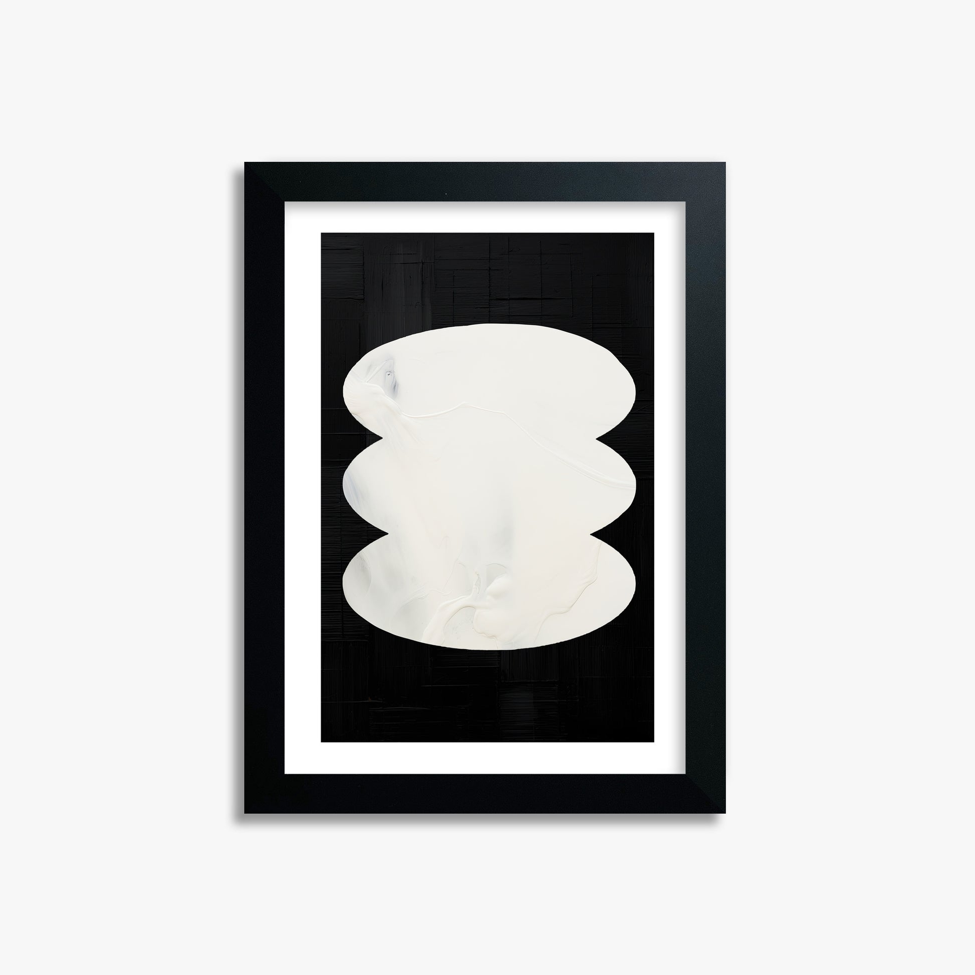 Dual Whispers, 21x30cm Black Framed Art Reproduction