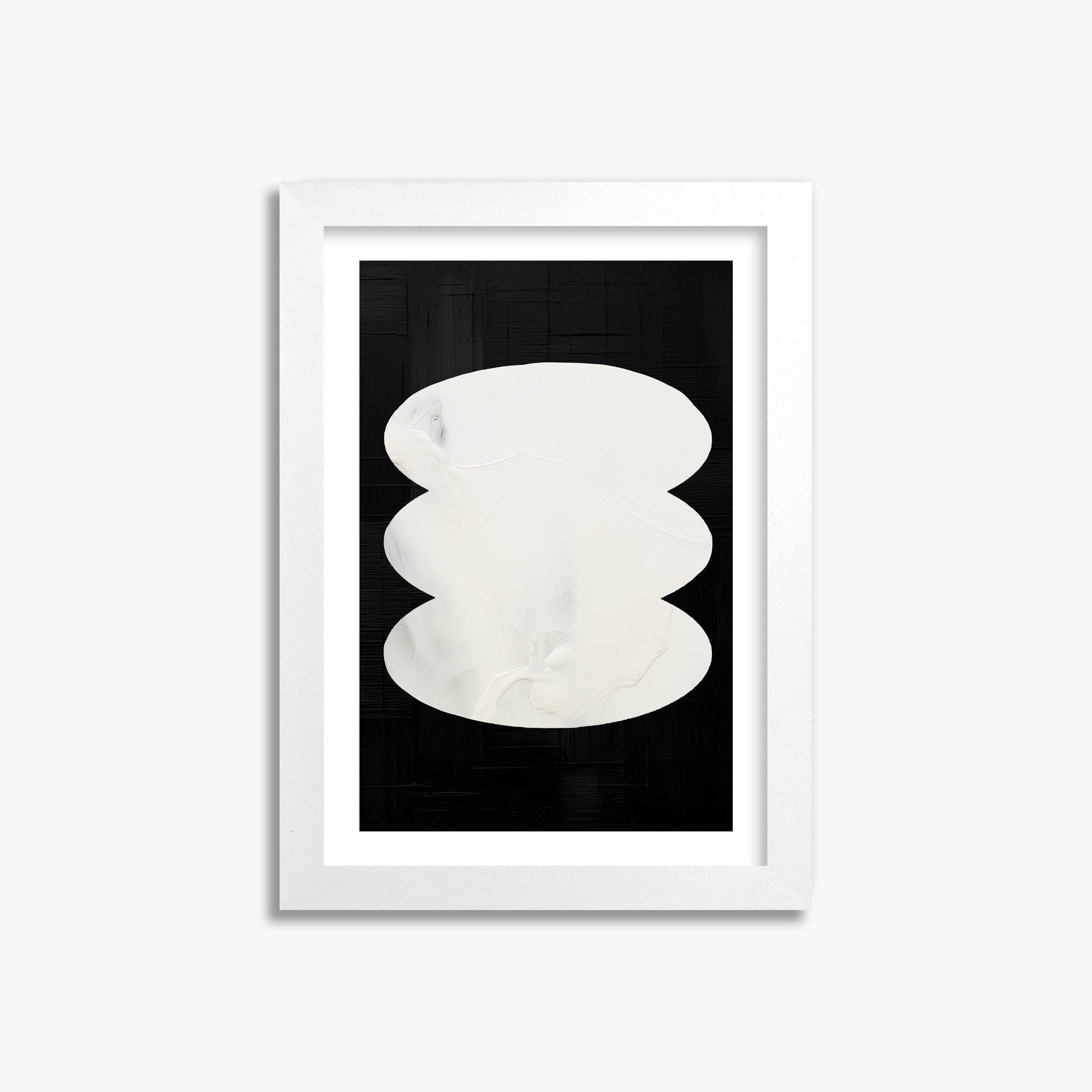 Dual Whispers, 21x30cm Whitek Framed Art Reproduction