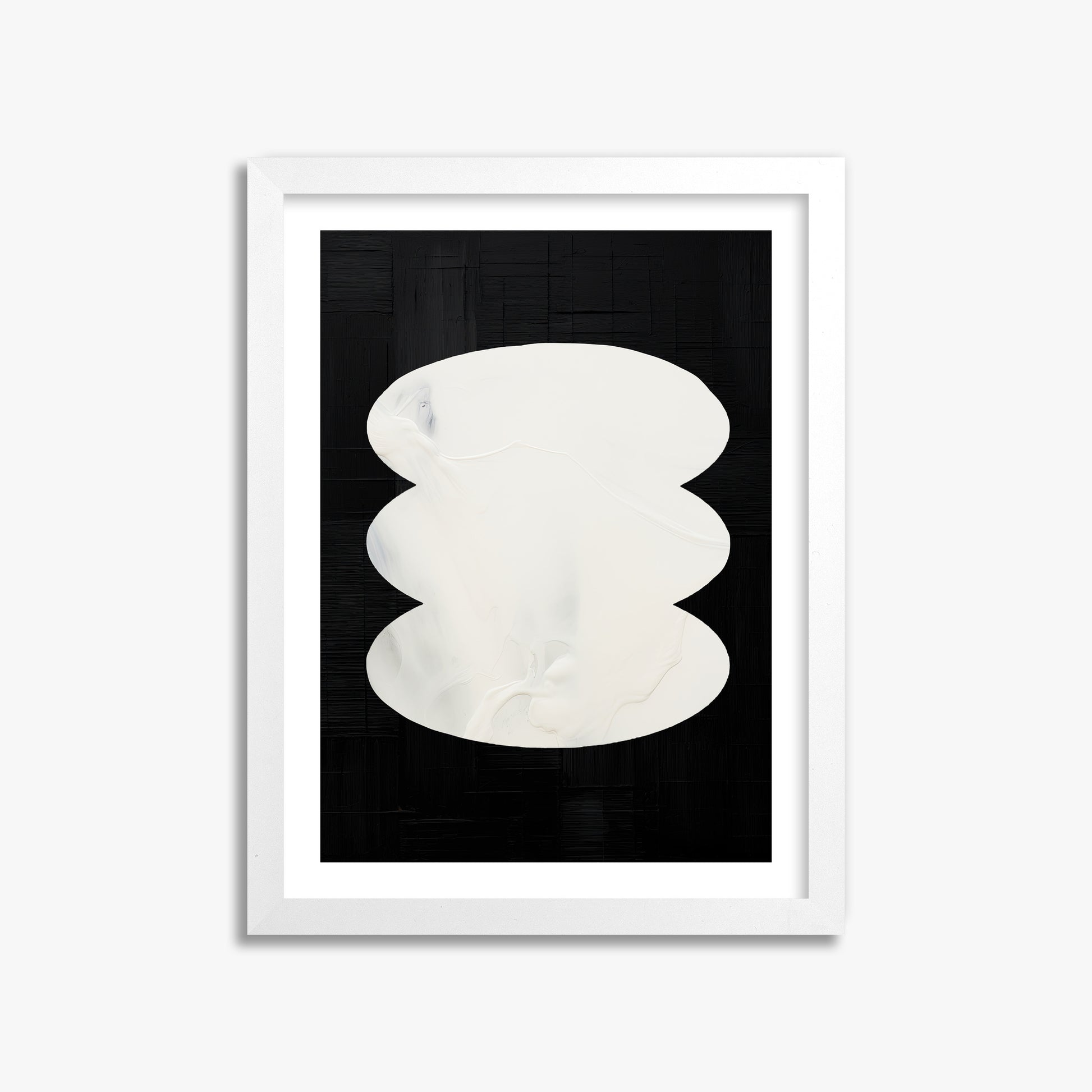 Dual Whispers, 30x40cm Whitek Framed Art Reproduction