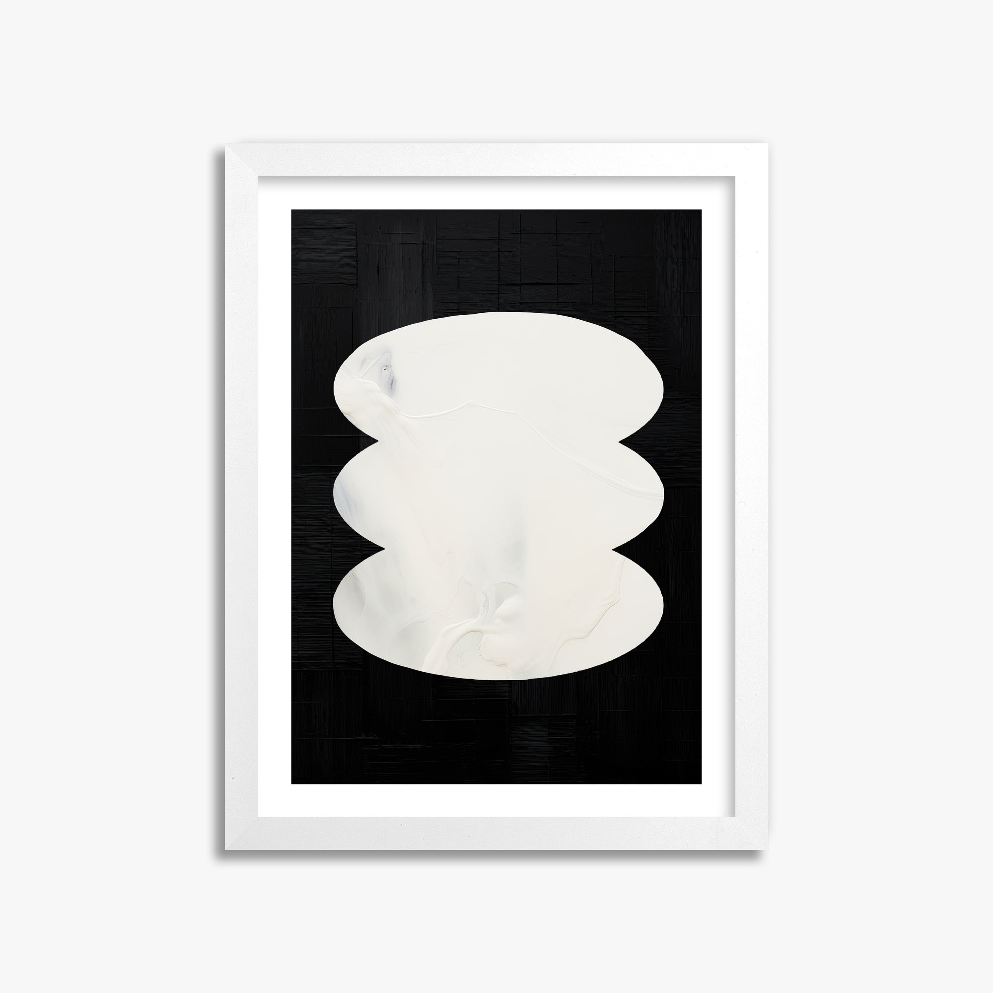 Dual Whispers, 30x40cm Whitek Framed Art Reproduction