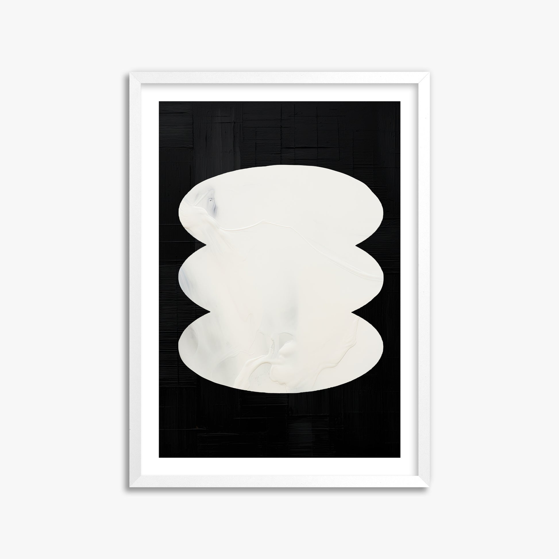 Dual Whispers, 50x70cm Whitek Framed Art Reproduction