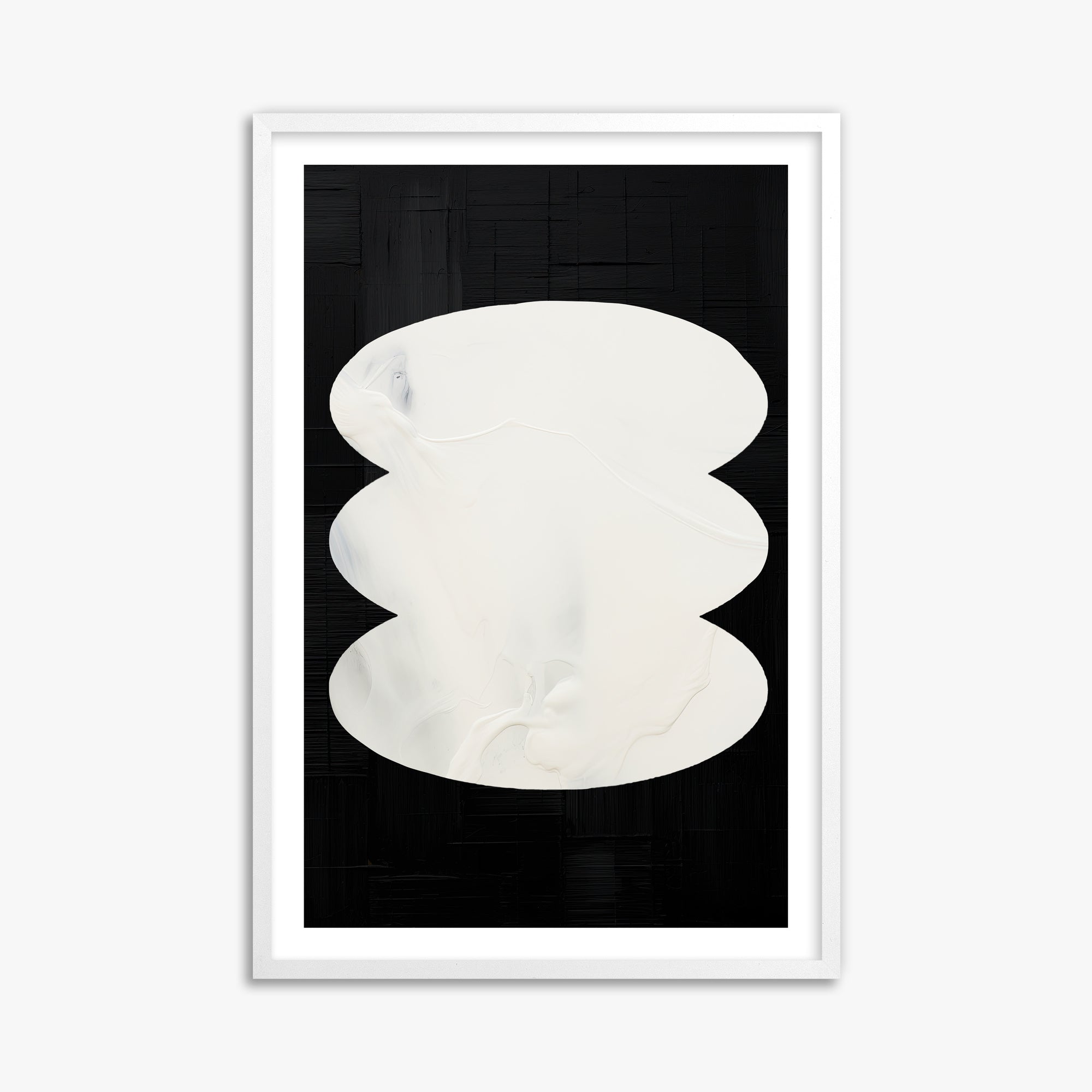 Dual Whispers, 61x91cm Whitek Framed Art Reproduction