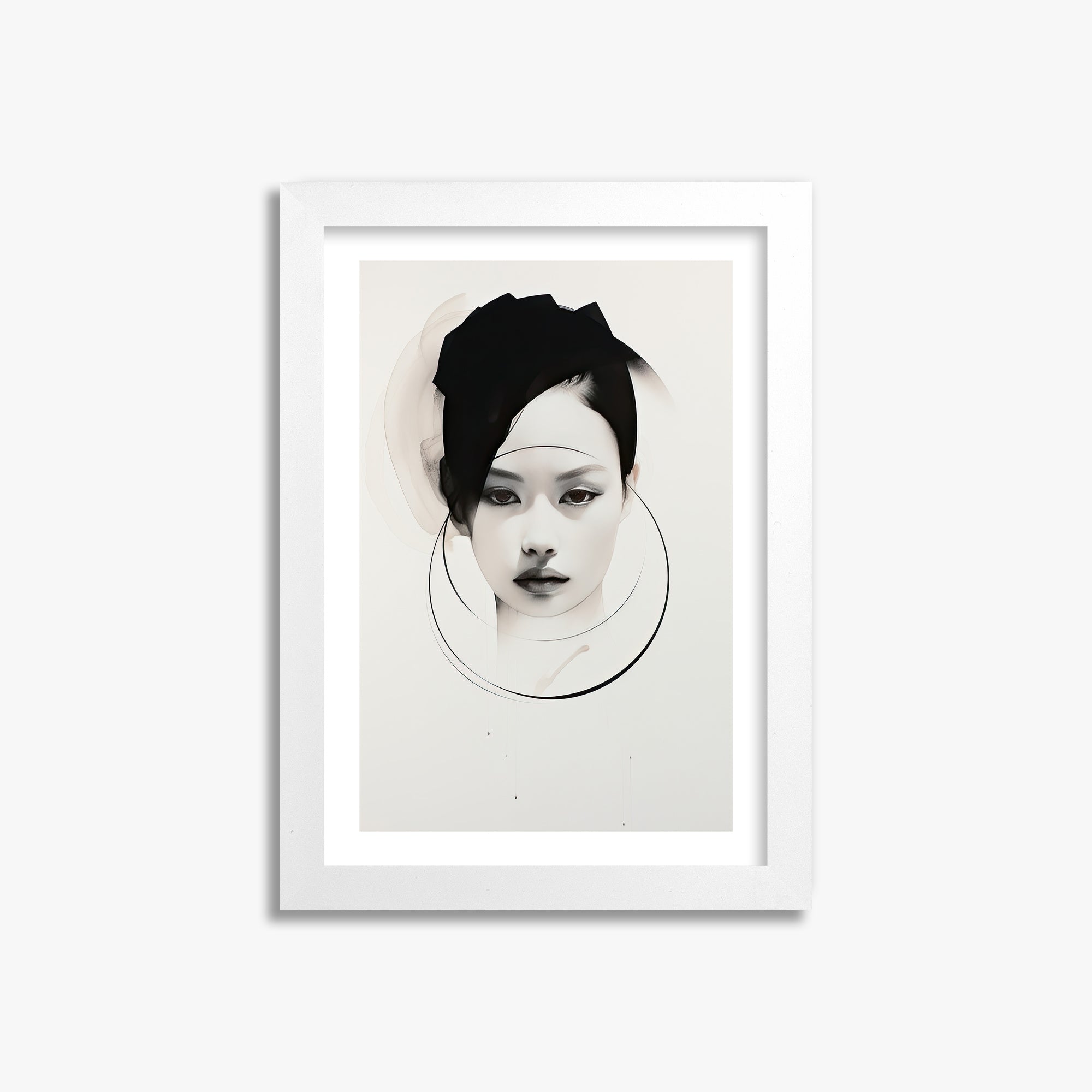 Encircled Gaze, 21x30cm Whitek Framed Art Reproduction