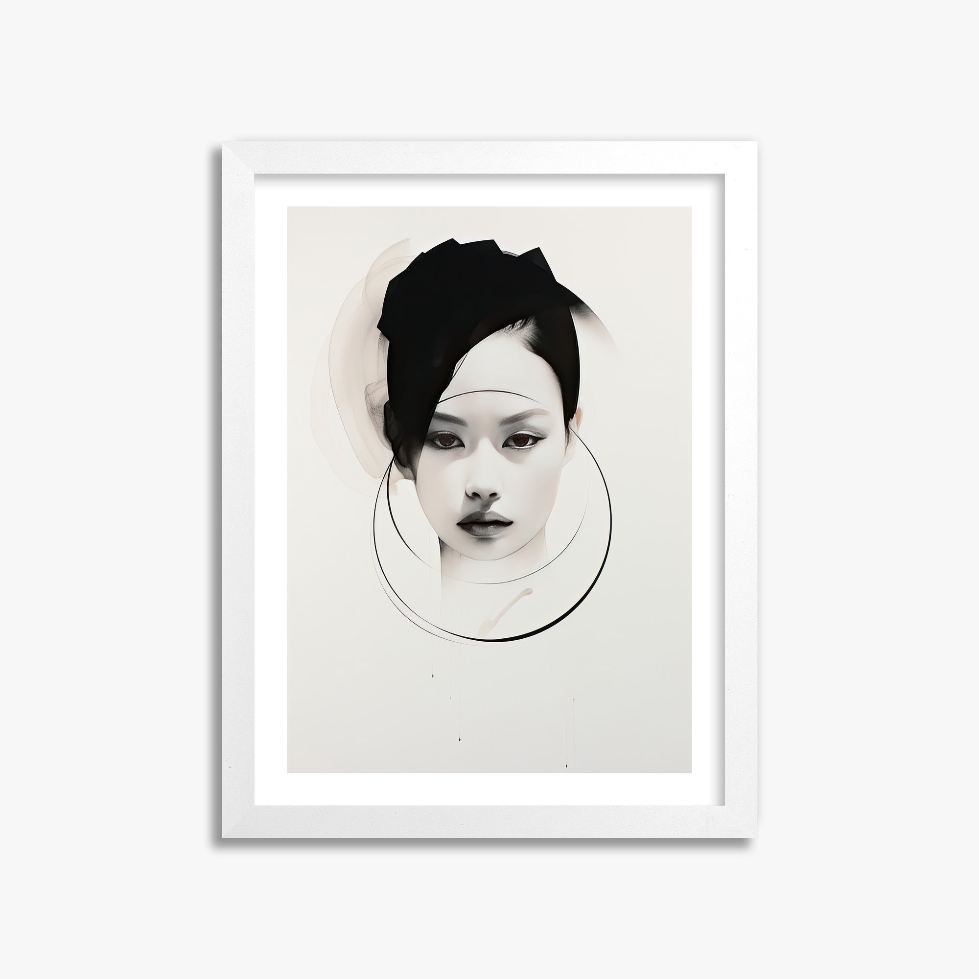 Encircled Gaze, 30x40cm Whitek Framed Art Reproduction