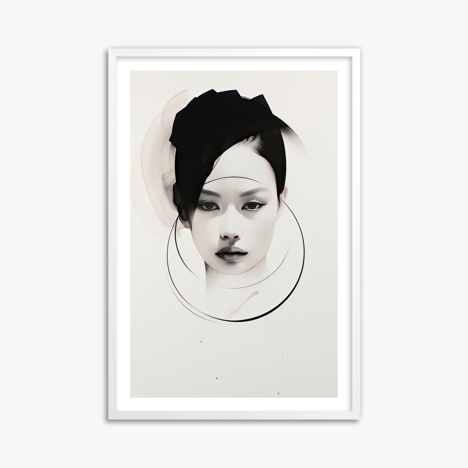 Encircled Gaze, 61x91cm Whitek Framed Art Reproduction