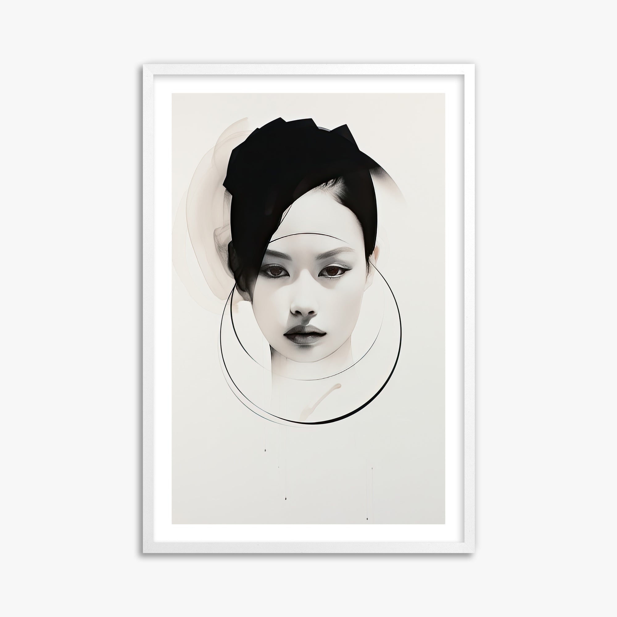 Encircled Gaze, 61x91cm Whitek Framed Art Reproduction